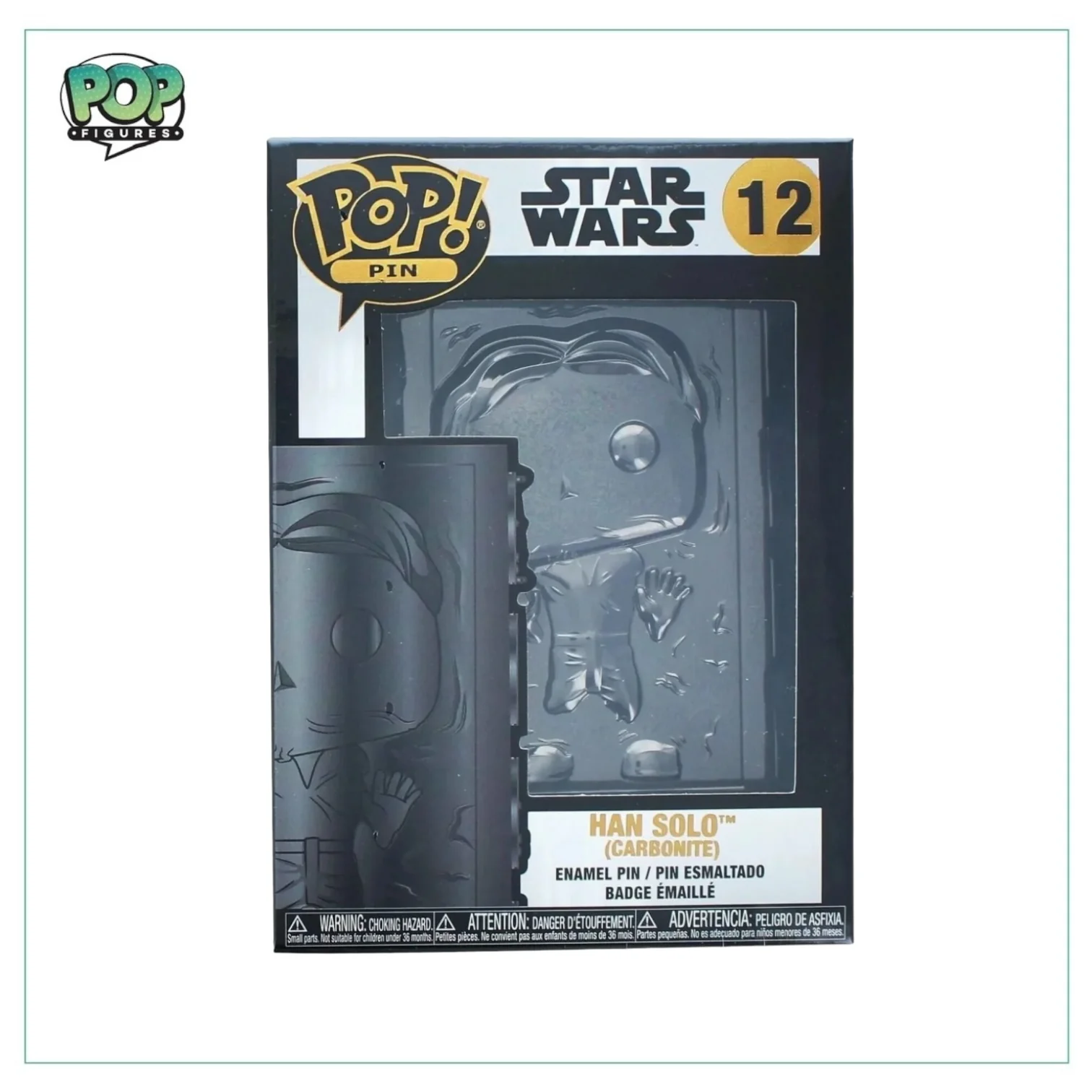 Han Solo #12 (Carbonite) Funko Enamel Pin - Star Wars