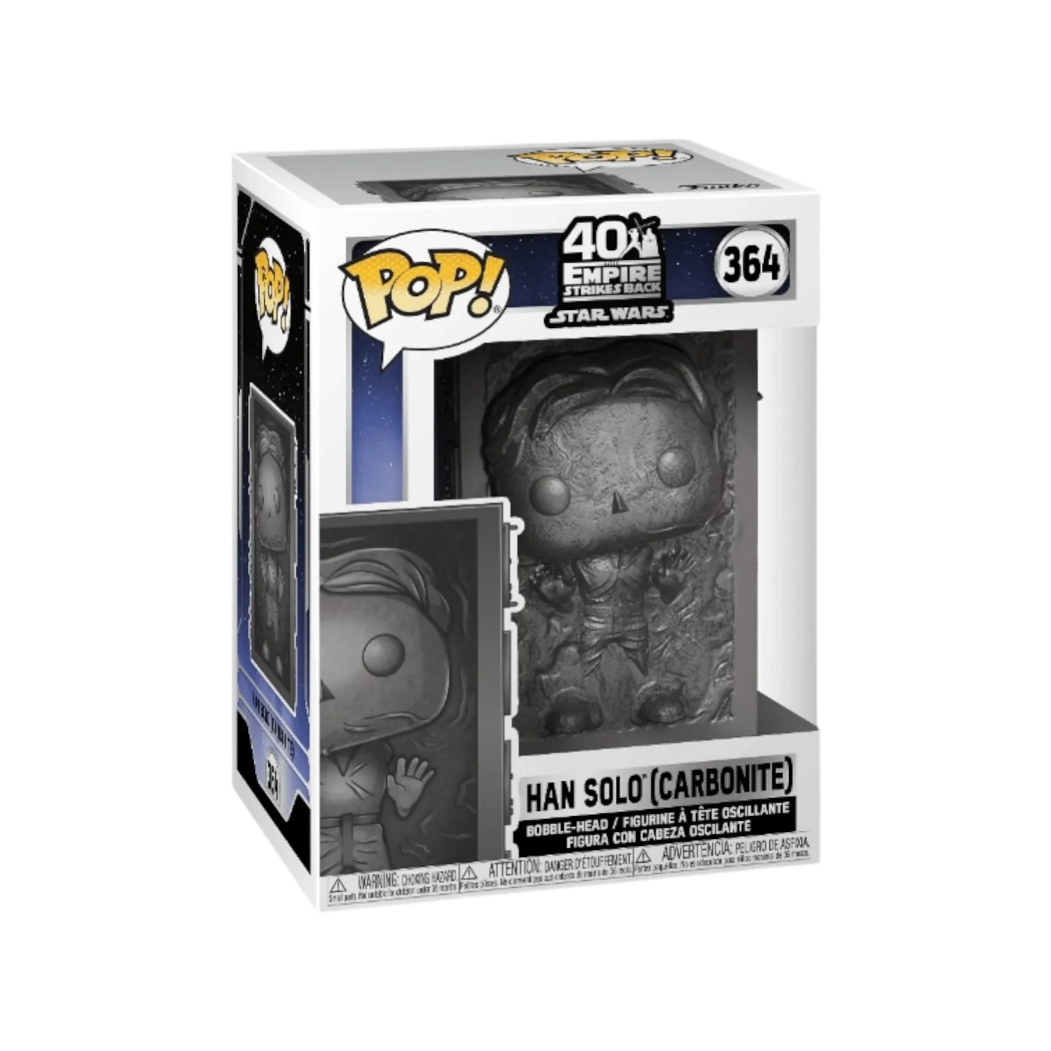 Han Solo [Carbonite] #364 Funko Pop! - Star Wars: The Empire Strikes Back 40th Anniversary