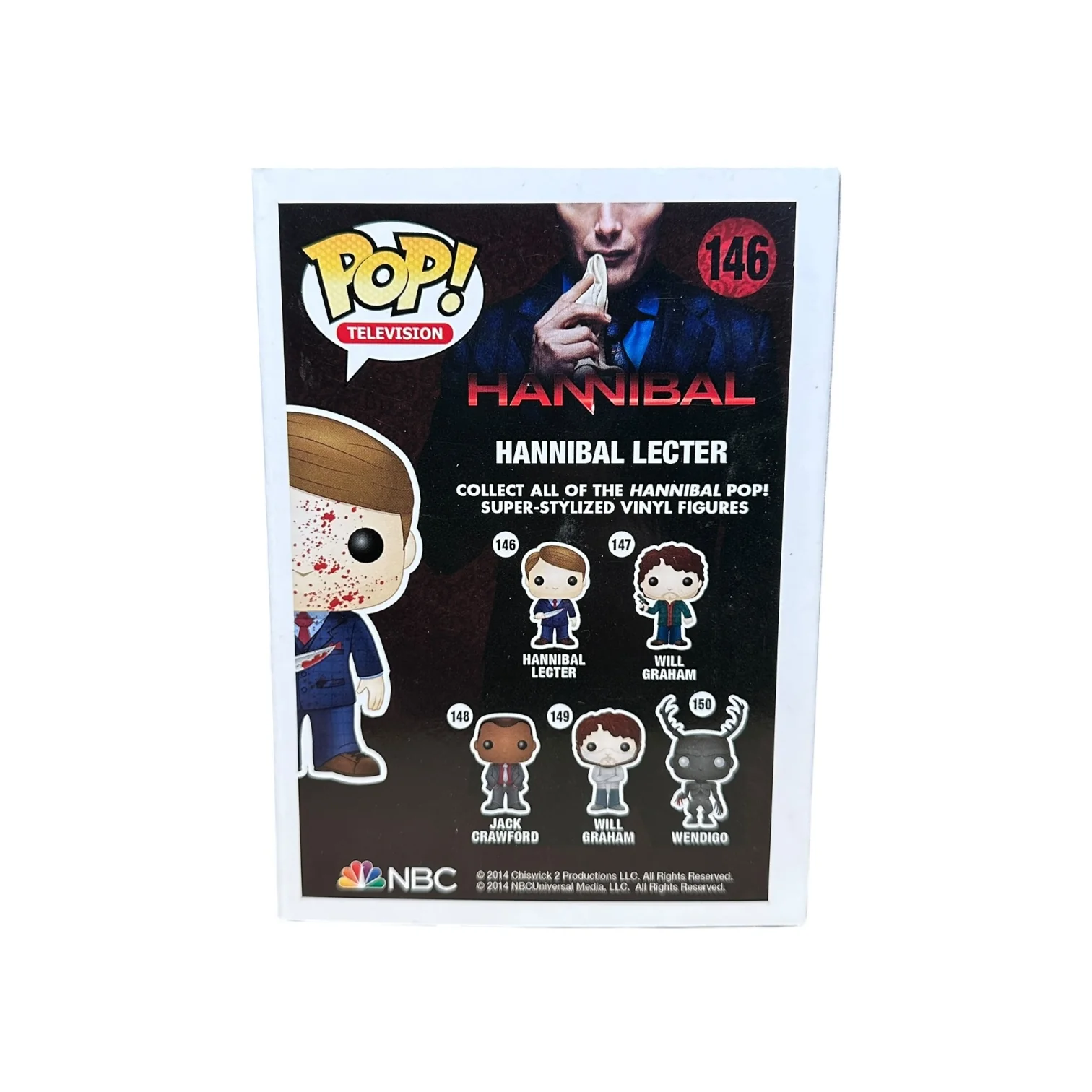 Hannibal Lecter #146 (Bloody) Funko Pop! - Hannibal - SDCC 2014 Exclusive LE1500 Pcs - Condition 8/10 - Image 3