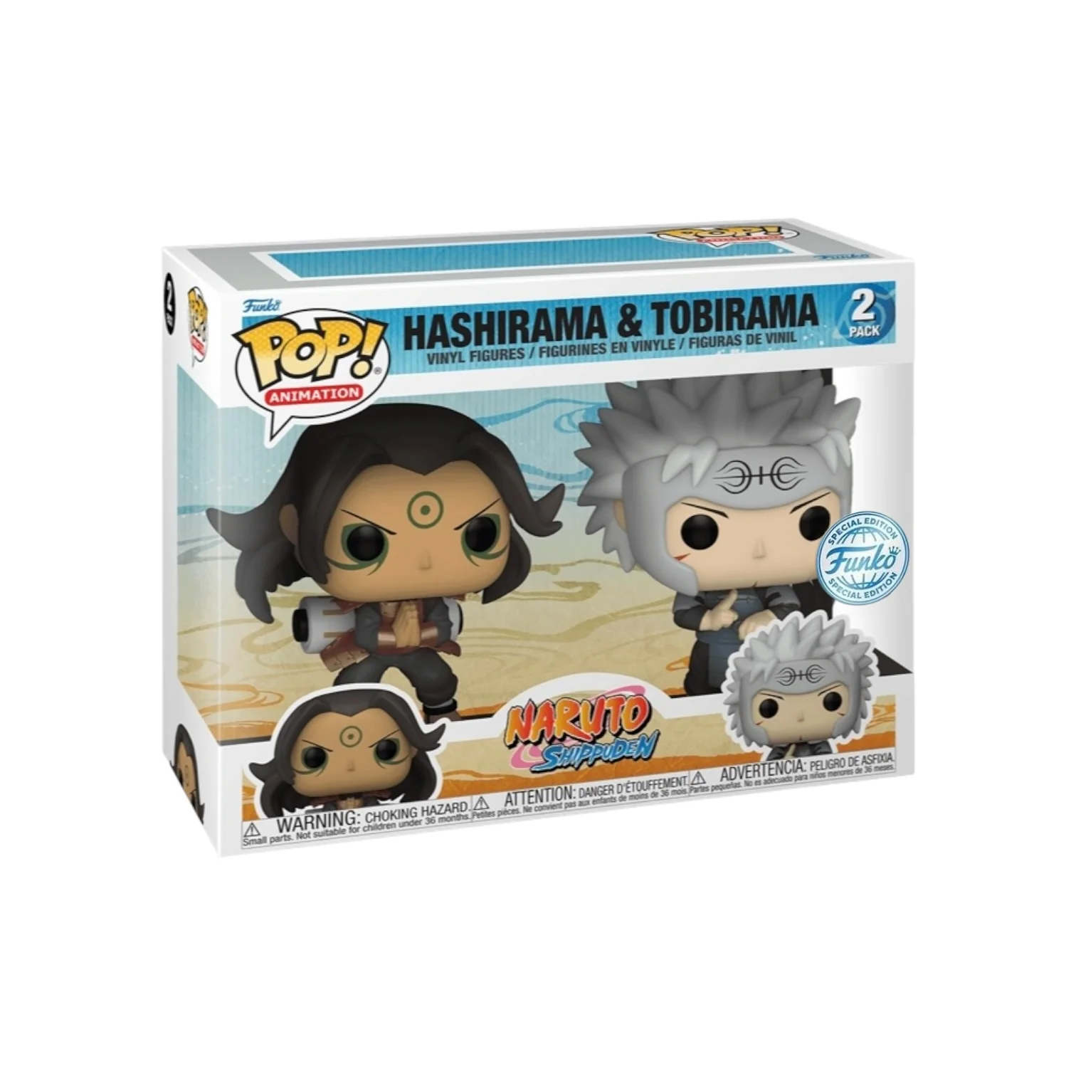 Hashirama & Tobirama 2 Pack Funko Pop! - Naruto Shippuden - Special Edition
