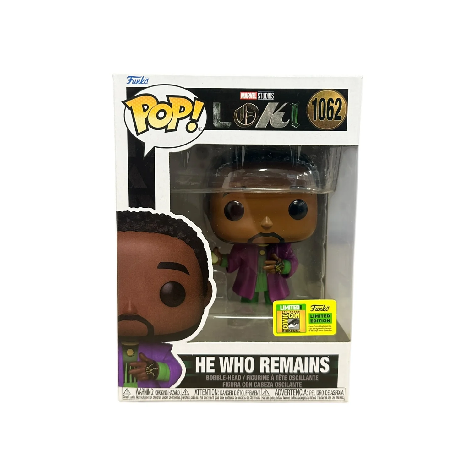 He Who Remains #1062 Funko Pop! - Loki - SDCC 2022 Official Convention Exclusive - Condition 8.75/10