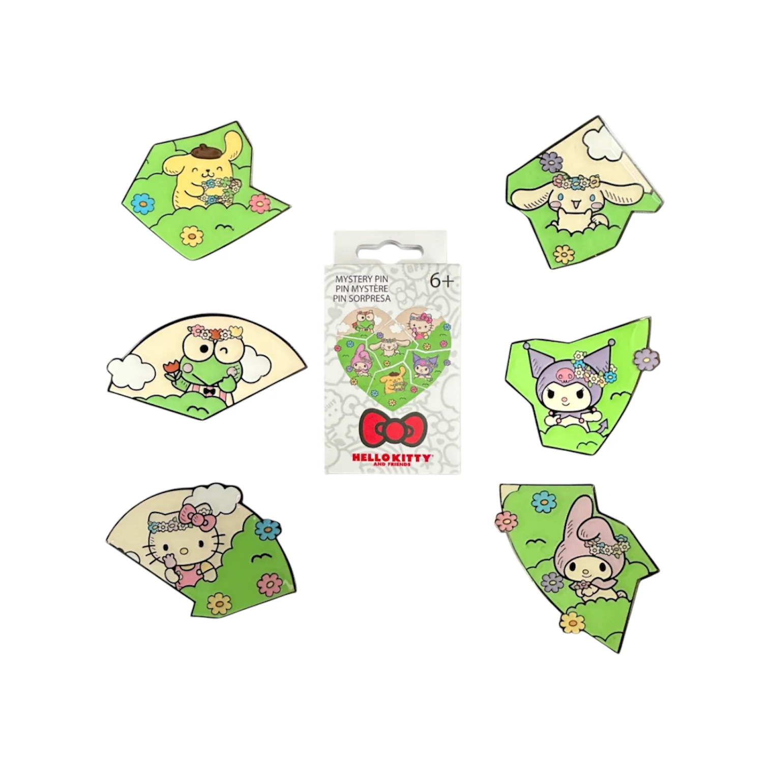 Hello Kitty and Friends Heart Puzzle Blind Box Pin - Sanrio - Loungefly Blind Box Pins