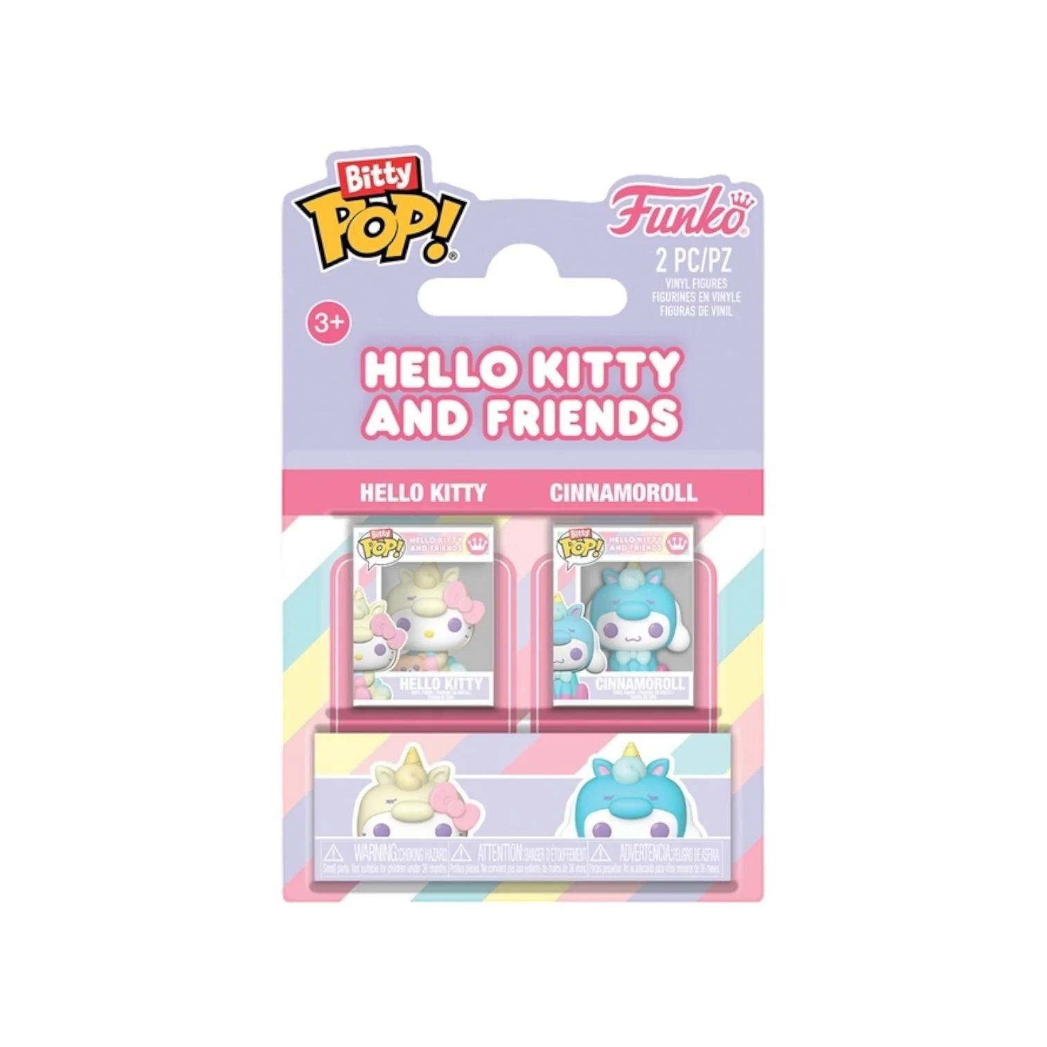 Hello Kitty & Cinnamoroll Funko 2 Pack Bitty Pop - Hello Kitty And Friends