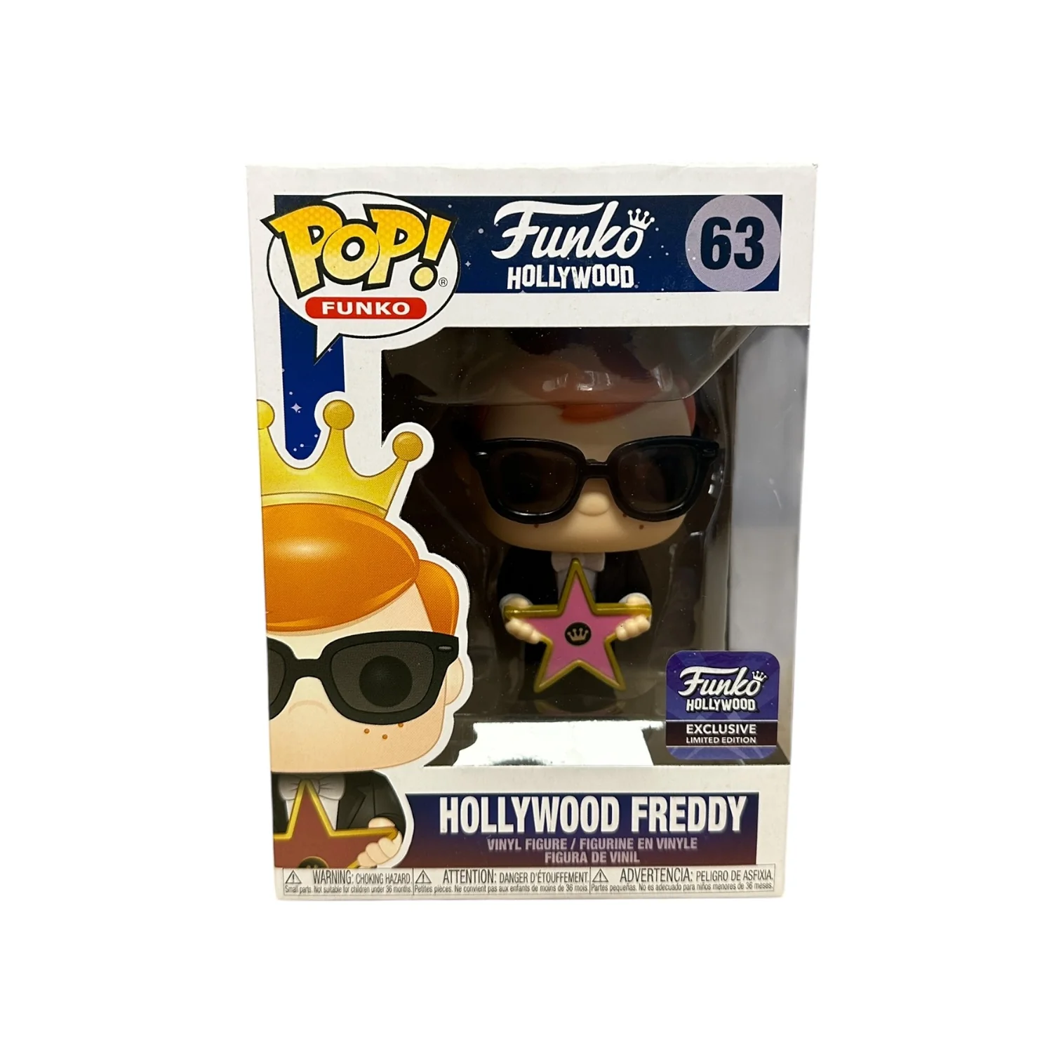 Hollywood Freddy #63 Funko Pop! - Funko Hollywood Exclusive - Condition 8/10