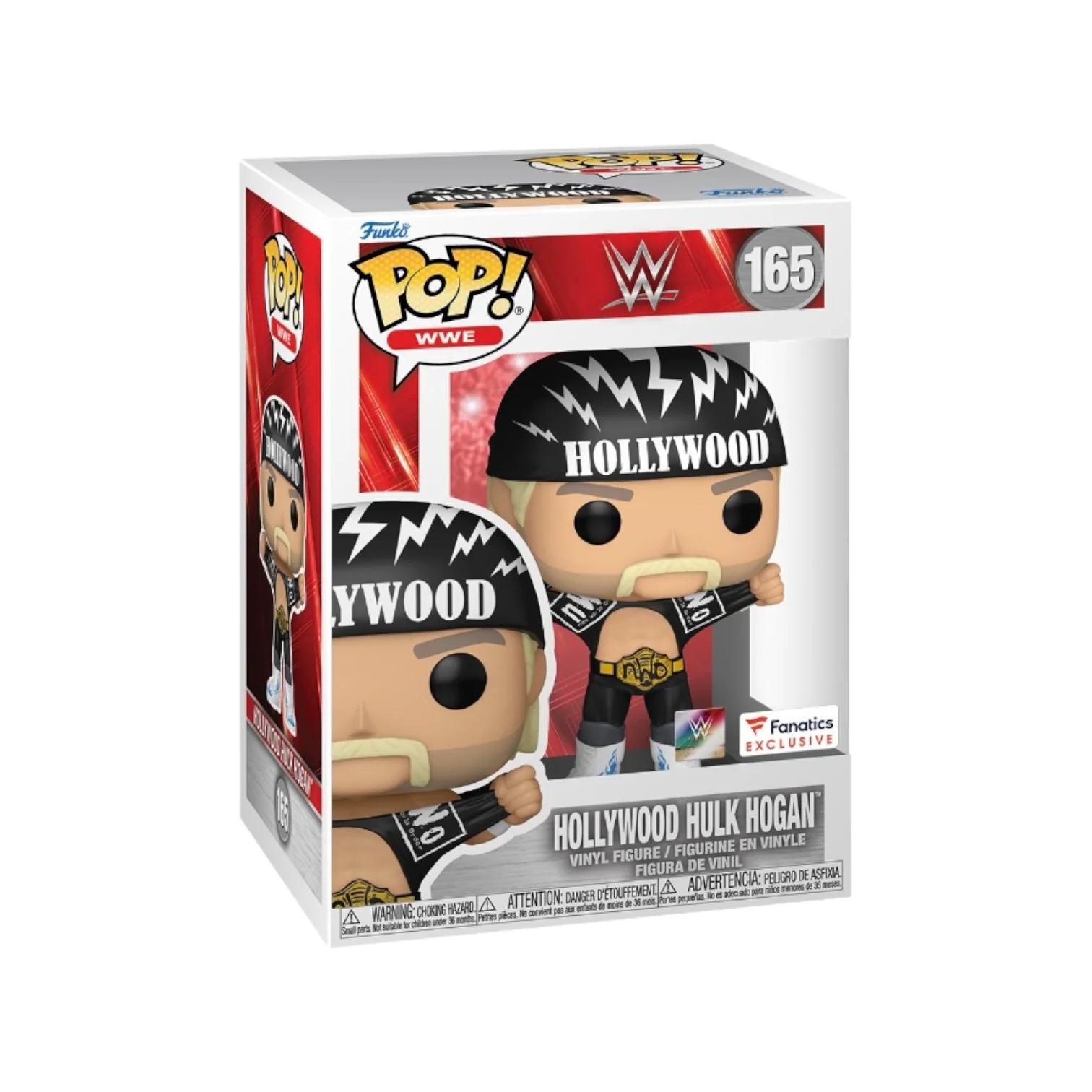 Hollywood Hulk Hogan #165 Funko Pop! - WWE - Fanatics Exclusive