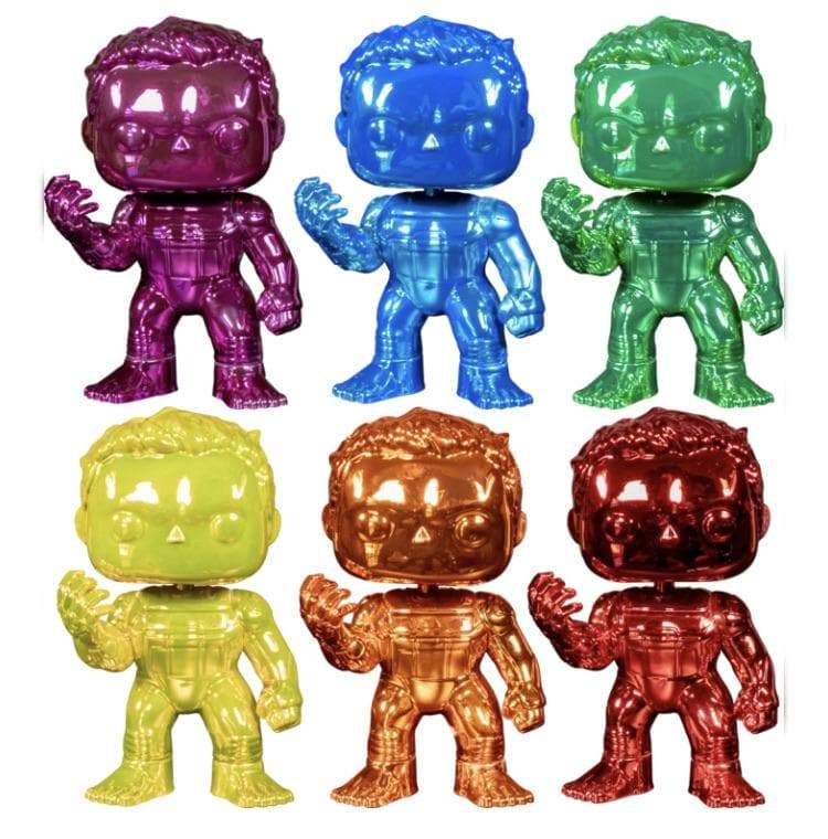 Hulk (Orange Chrome) #499 Funko Pop! - Marvel - Special Edition - Image 2