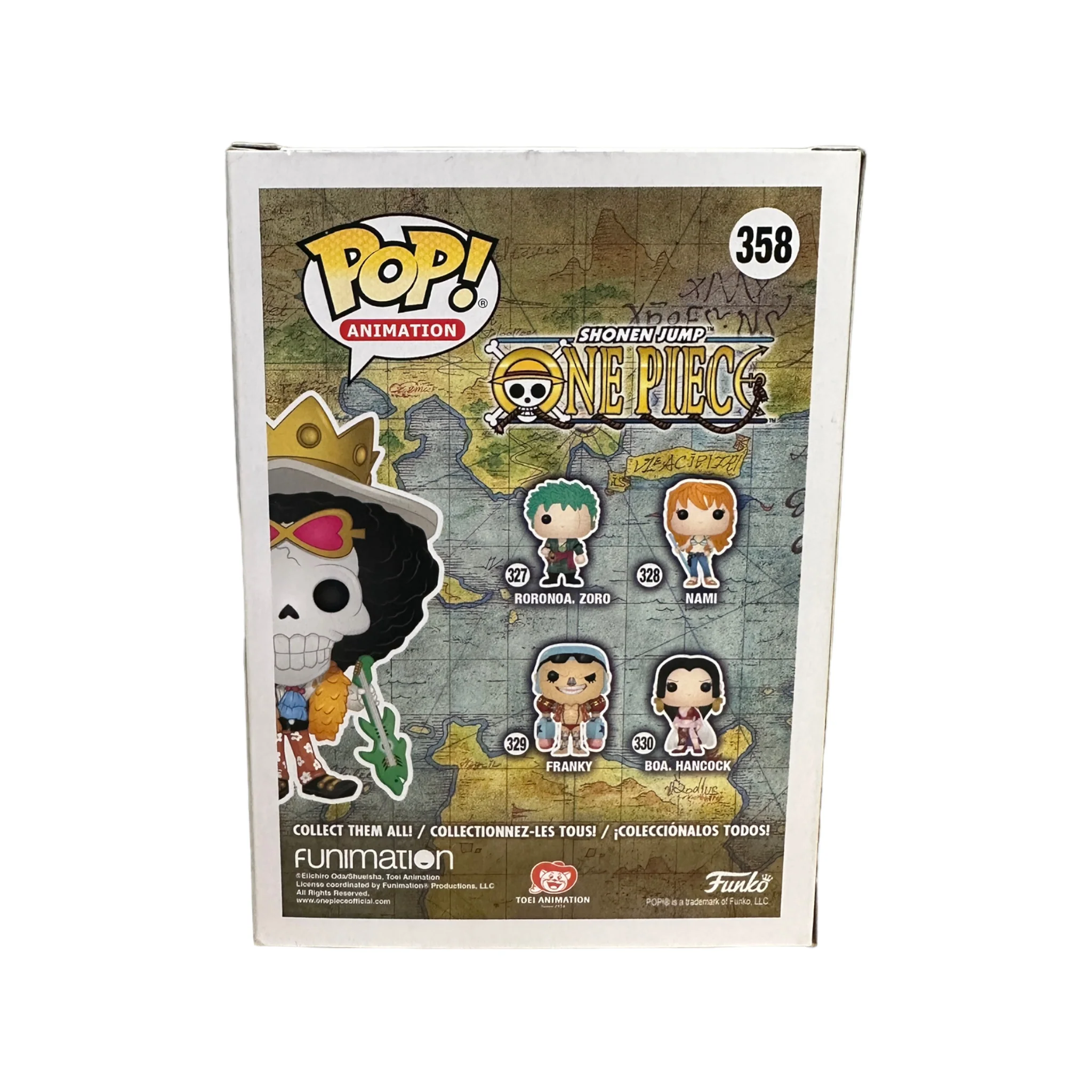 Ian Sinclair Signed Brook #358 Funko Pop! - One Piece - NYCC 2018 Shared Exclusive - Condition 8/10 - JSA Authenticated - Image 3