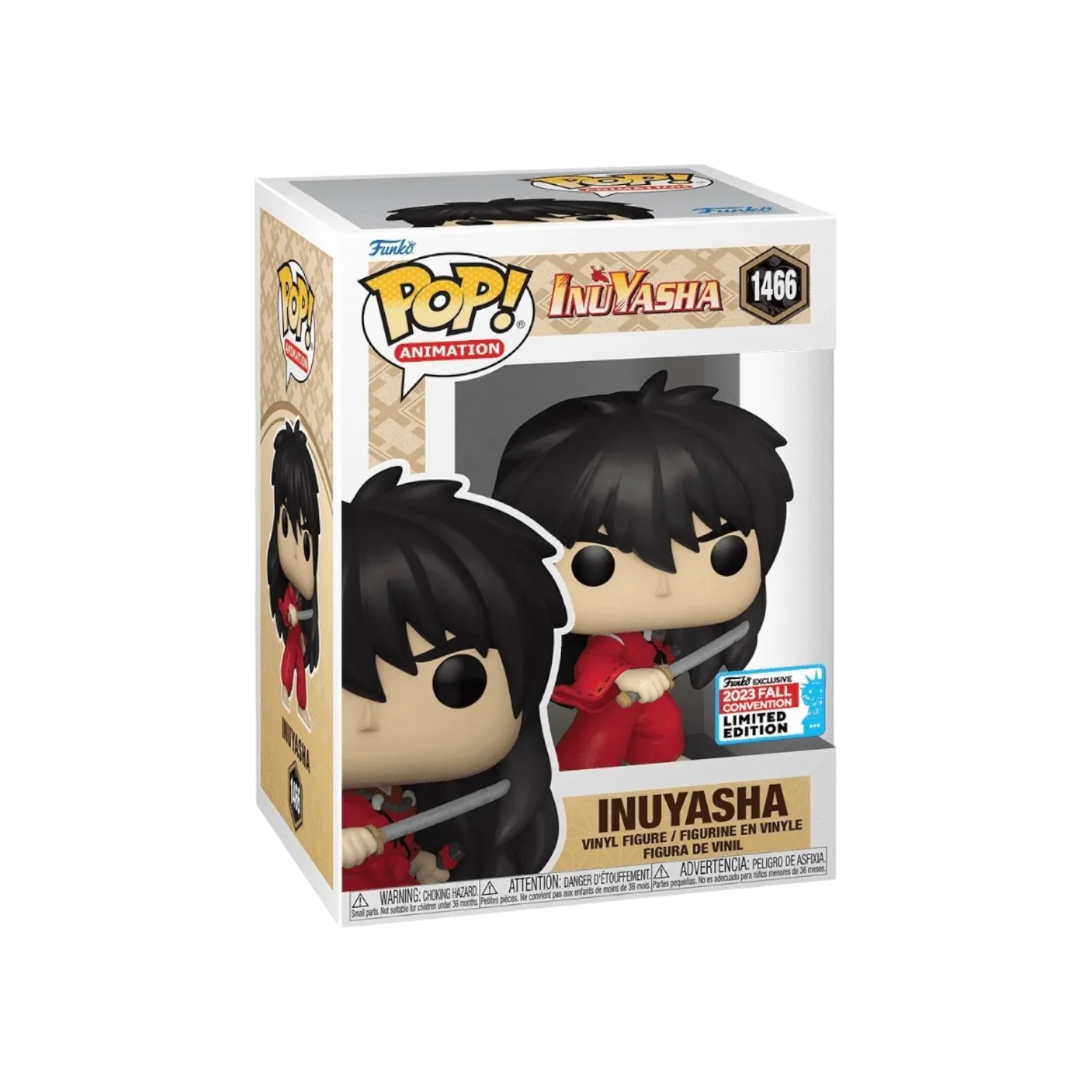 InuYasha #1466 (Human) Funko Pop! - InuYasha - NYCC 2023 Shared Exclusive