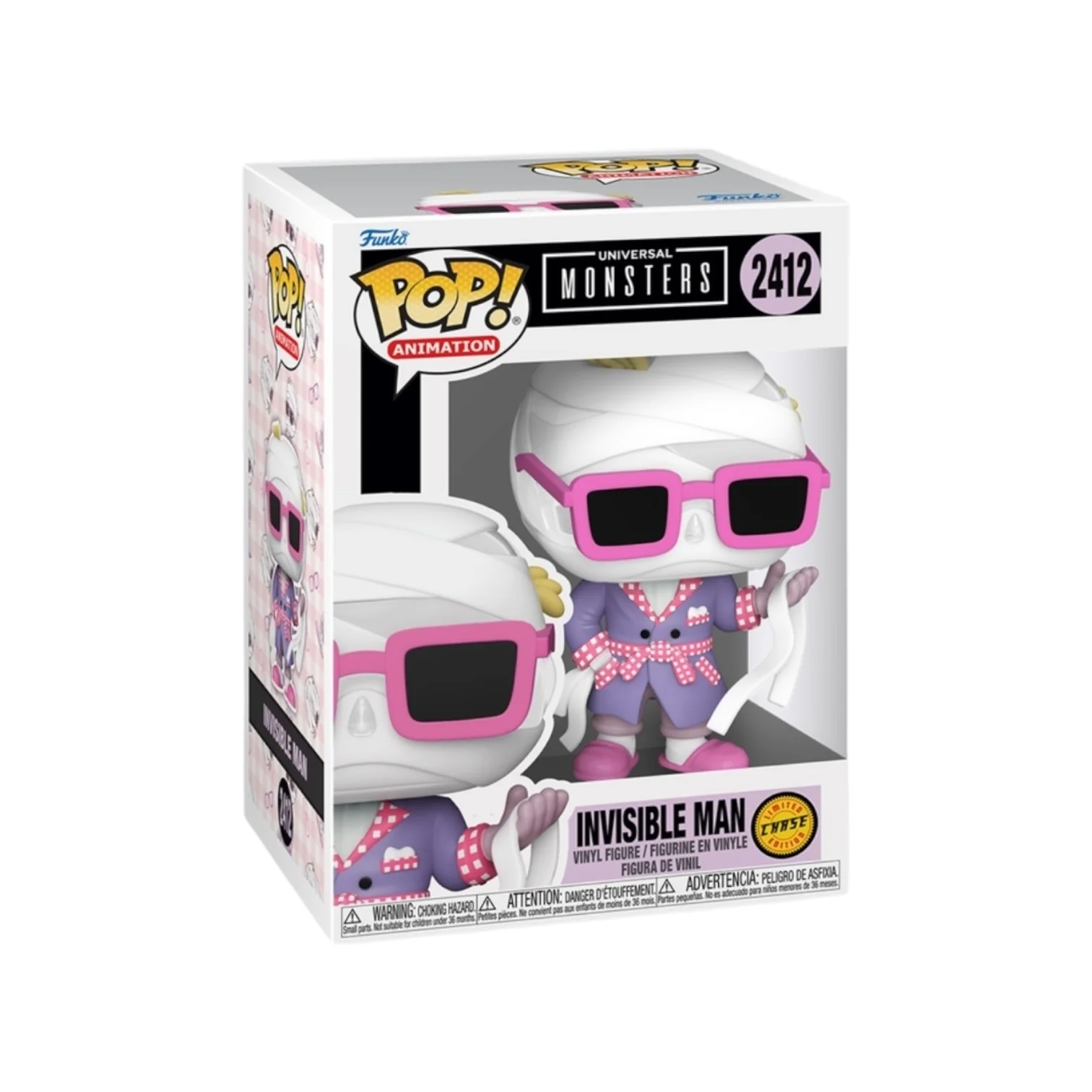 Invisible Man #2412 Funko Pop - Universal Monsters - Chance of Chase - PREORDER - Image 3