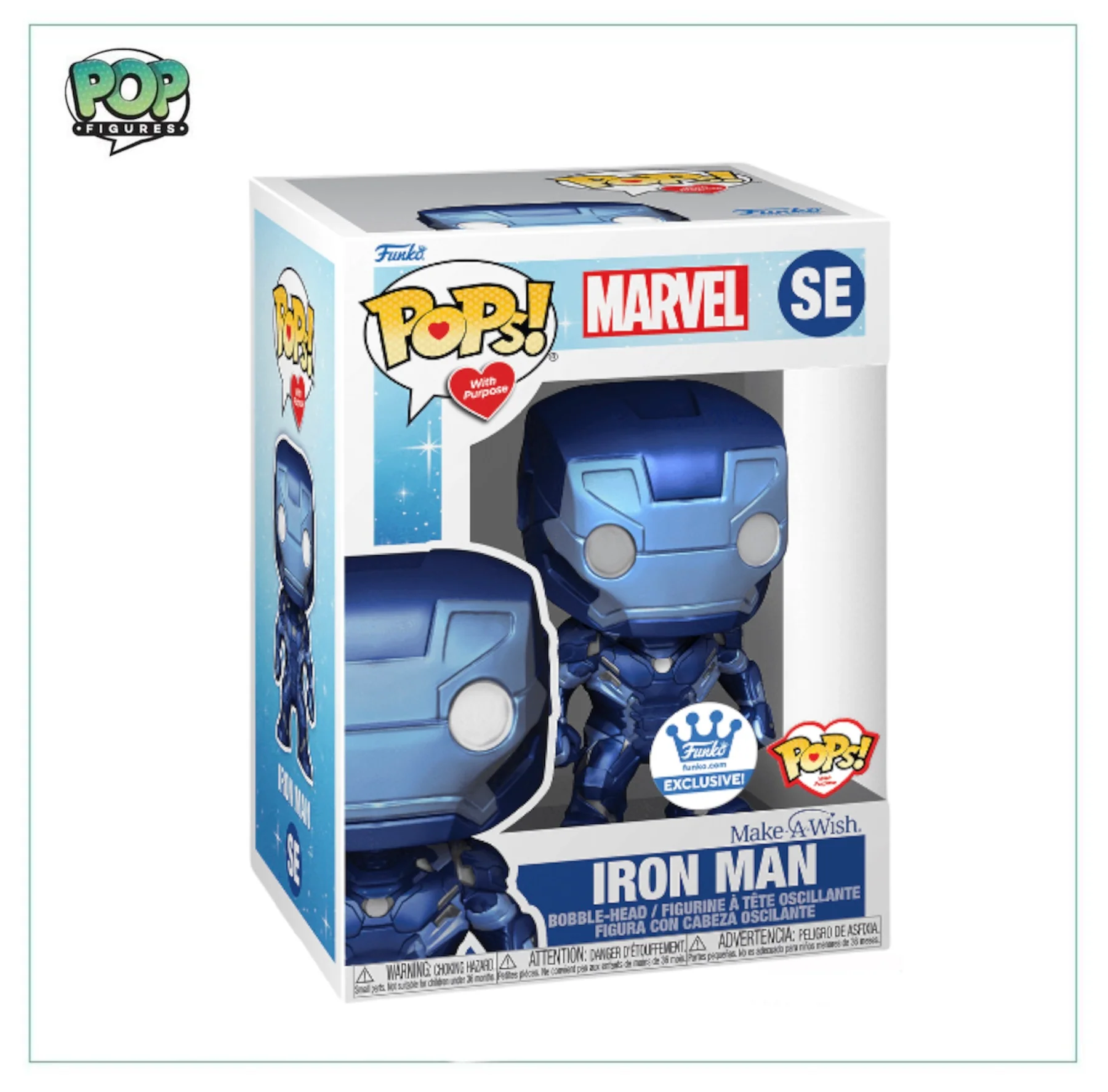 Iron Man #SE Funko Pop! Marvel - Funko Exclusive - Make A Wish