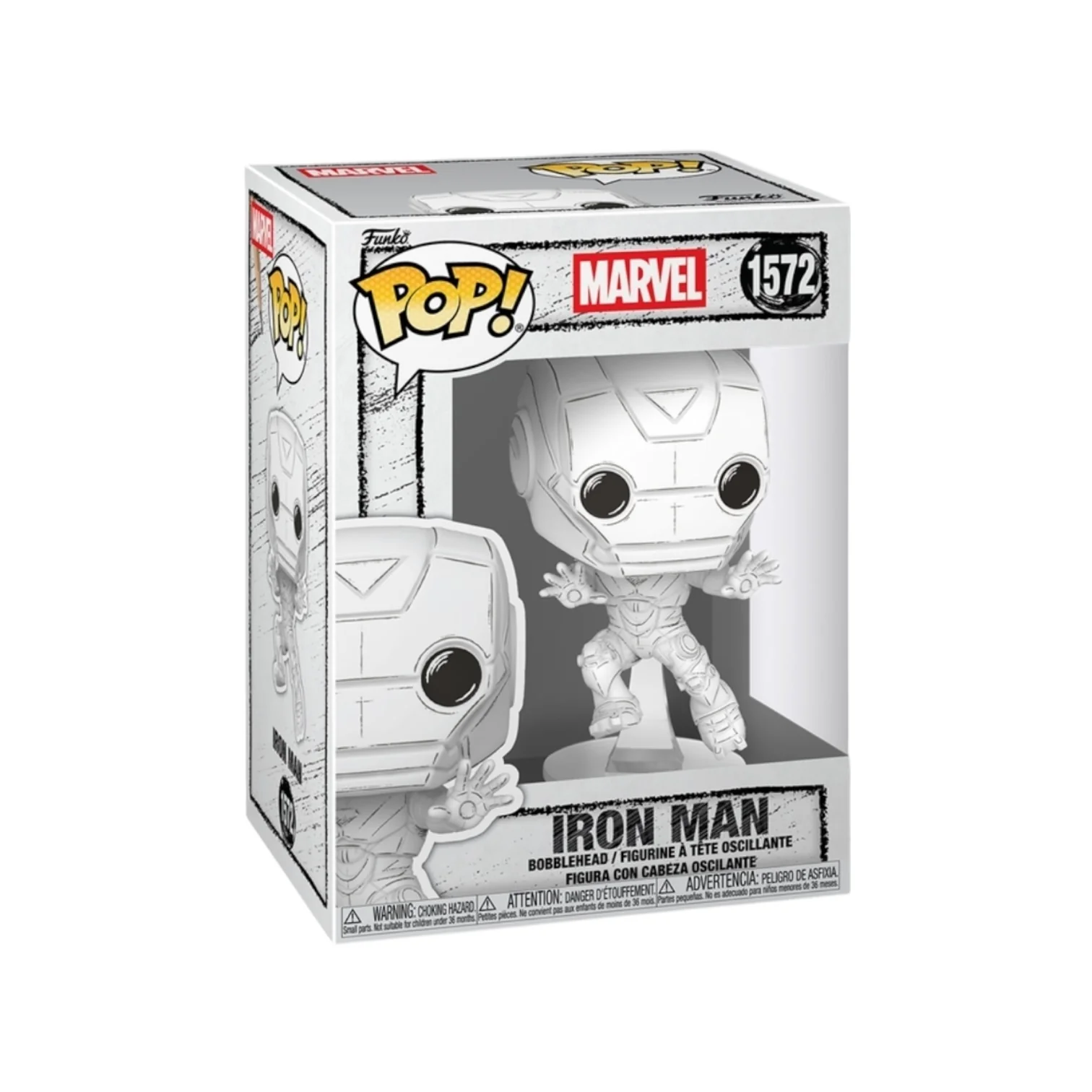 Iron Man (Sketched Deco) #1572 Funko Pop! - Marvel