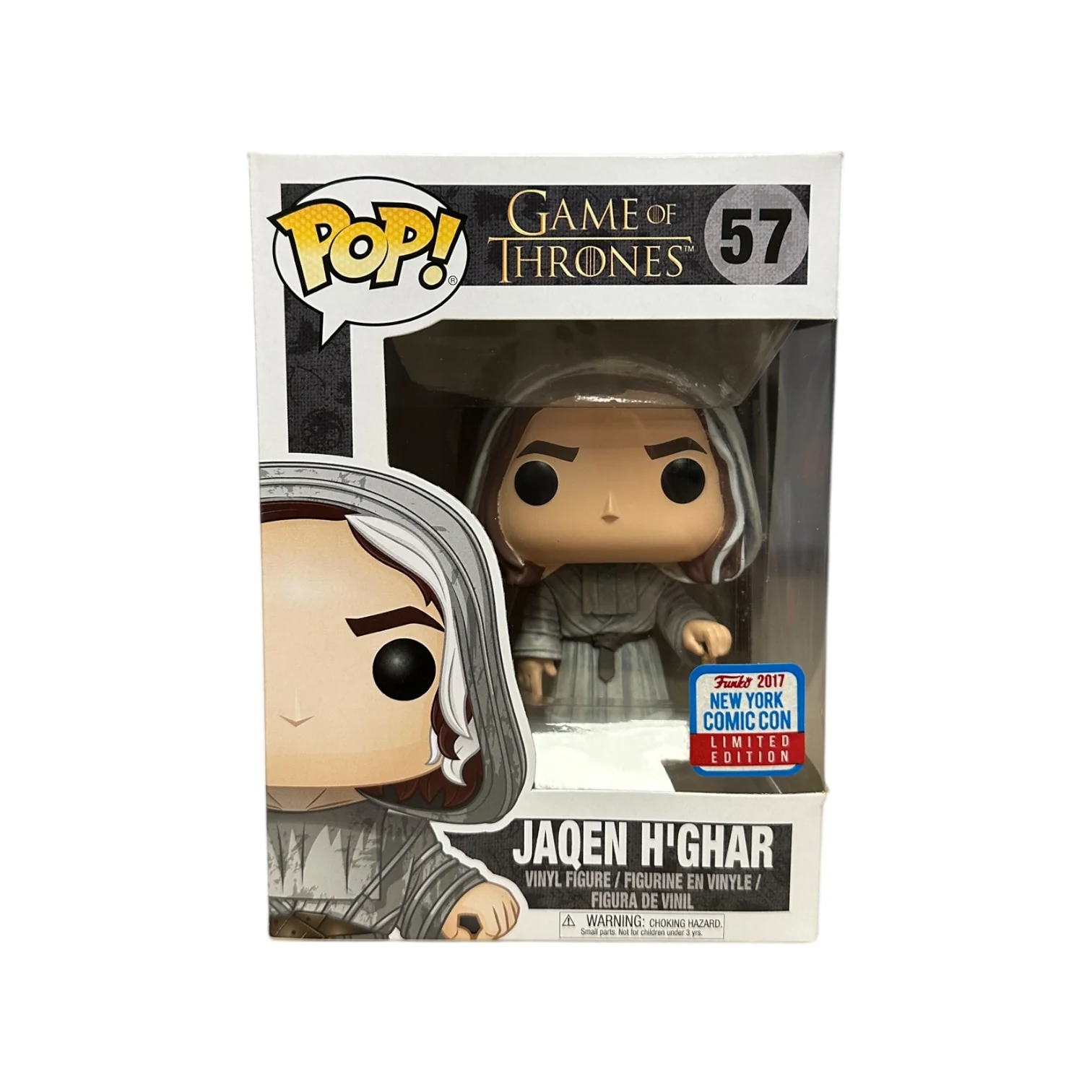 Jaqen H'Ghar #57 Funko Pop! - Game of Thrones - NYCC 2017 Official Convention Exclusive - Condition 7.5/10