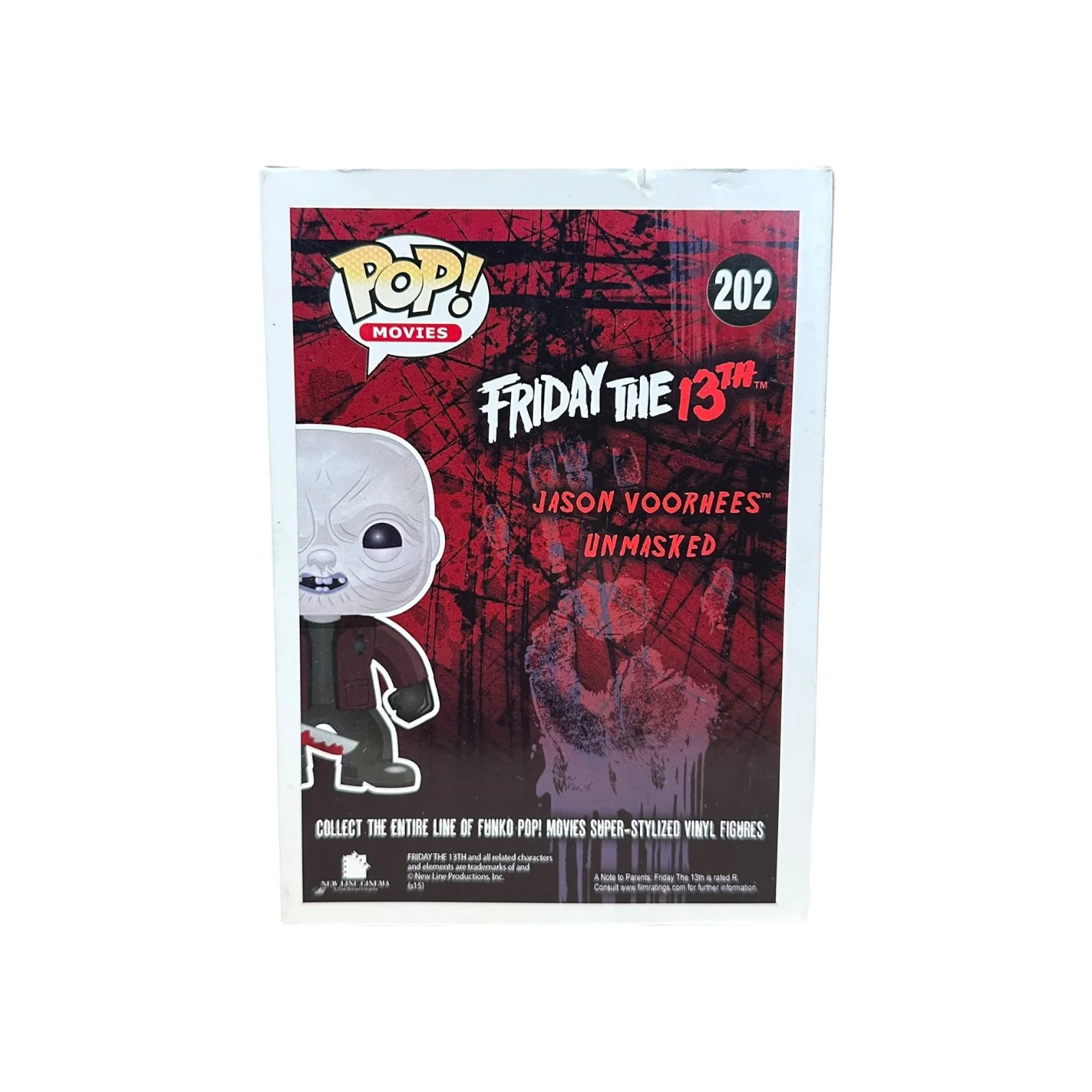Jason Voorhees #202 (Unmasked) Funko Pop! - Friday The 13th - SDCC 2015 Shared Exclusive - Condition 7/10 - Image 3