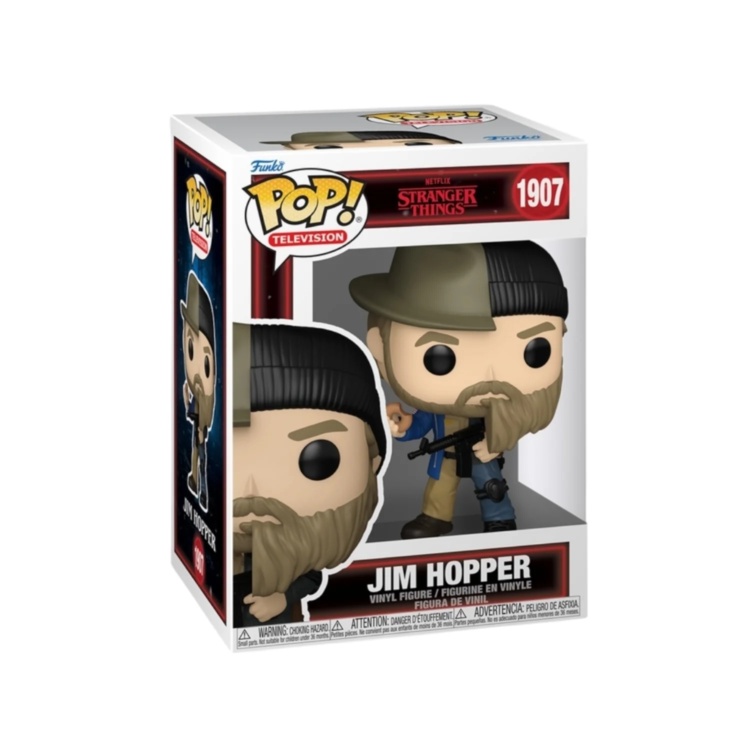 Jim Hopper (Split) #1907 Funko Pop - Stranger Things - PREORDER