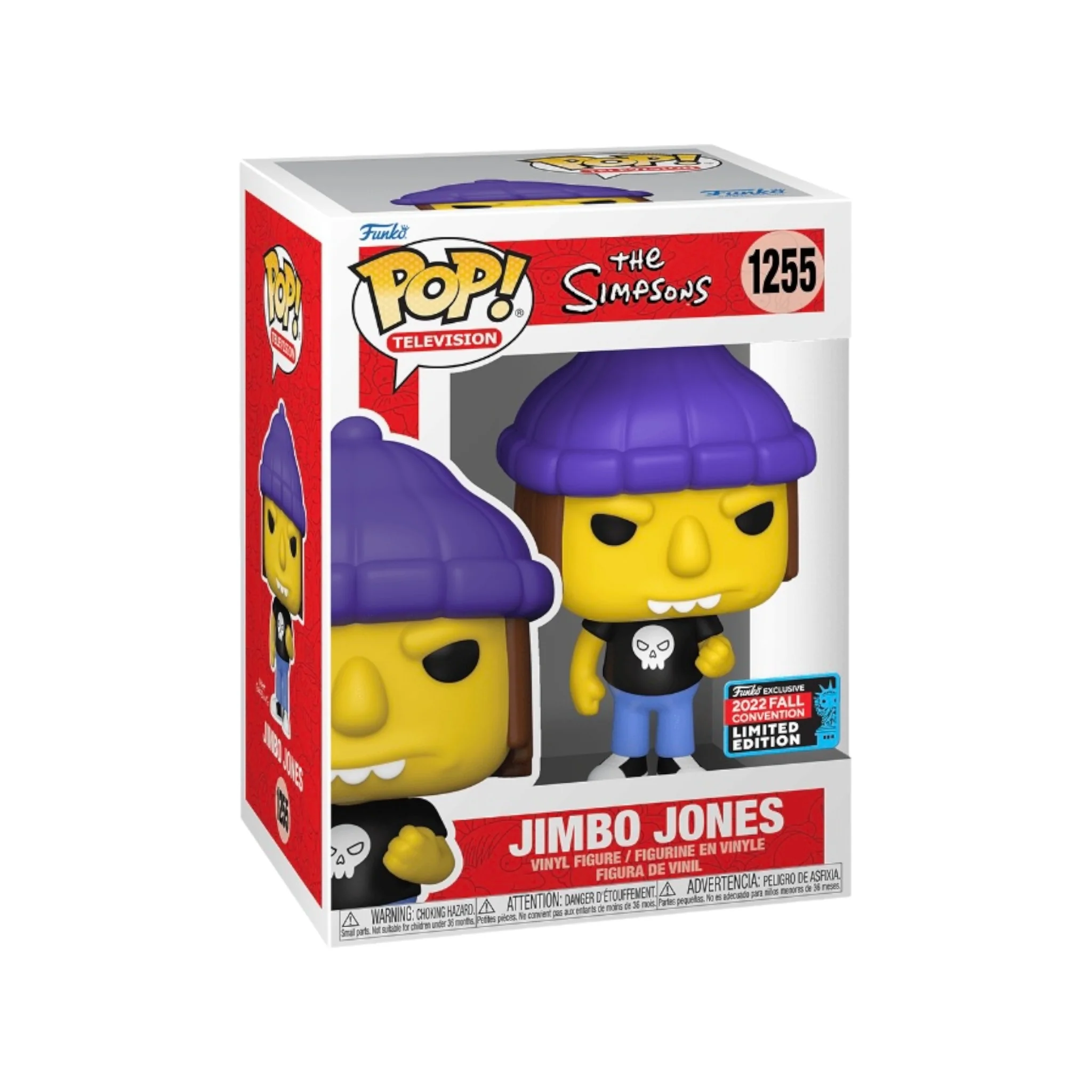 Jimbo Jones #1255 Funko Pop! - The Simpsons - NYCC 2022 Shared Exclusive