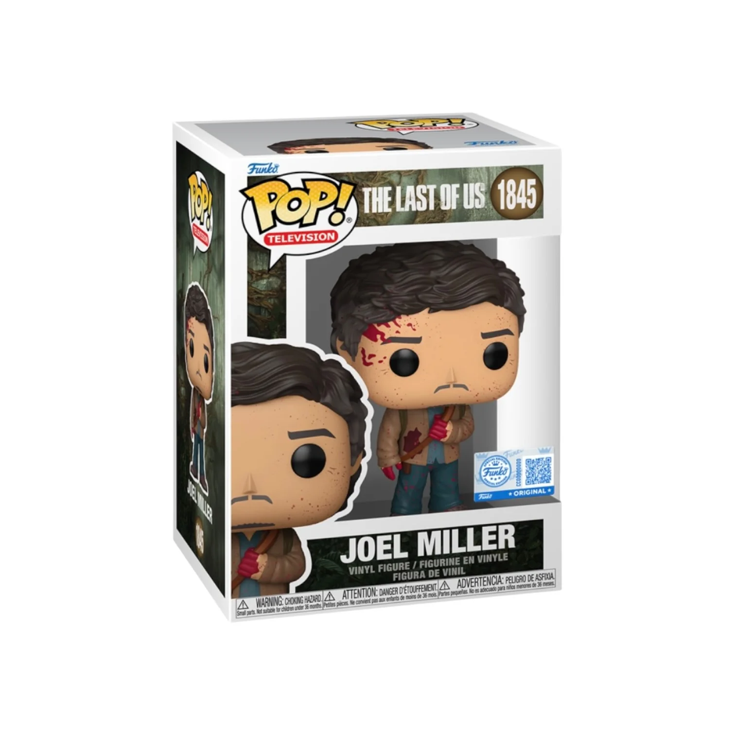 Joel Miller #1845 (Bloody) Funko Pop! - The Last of Us - Funko Exclusive
