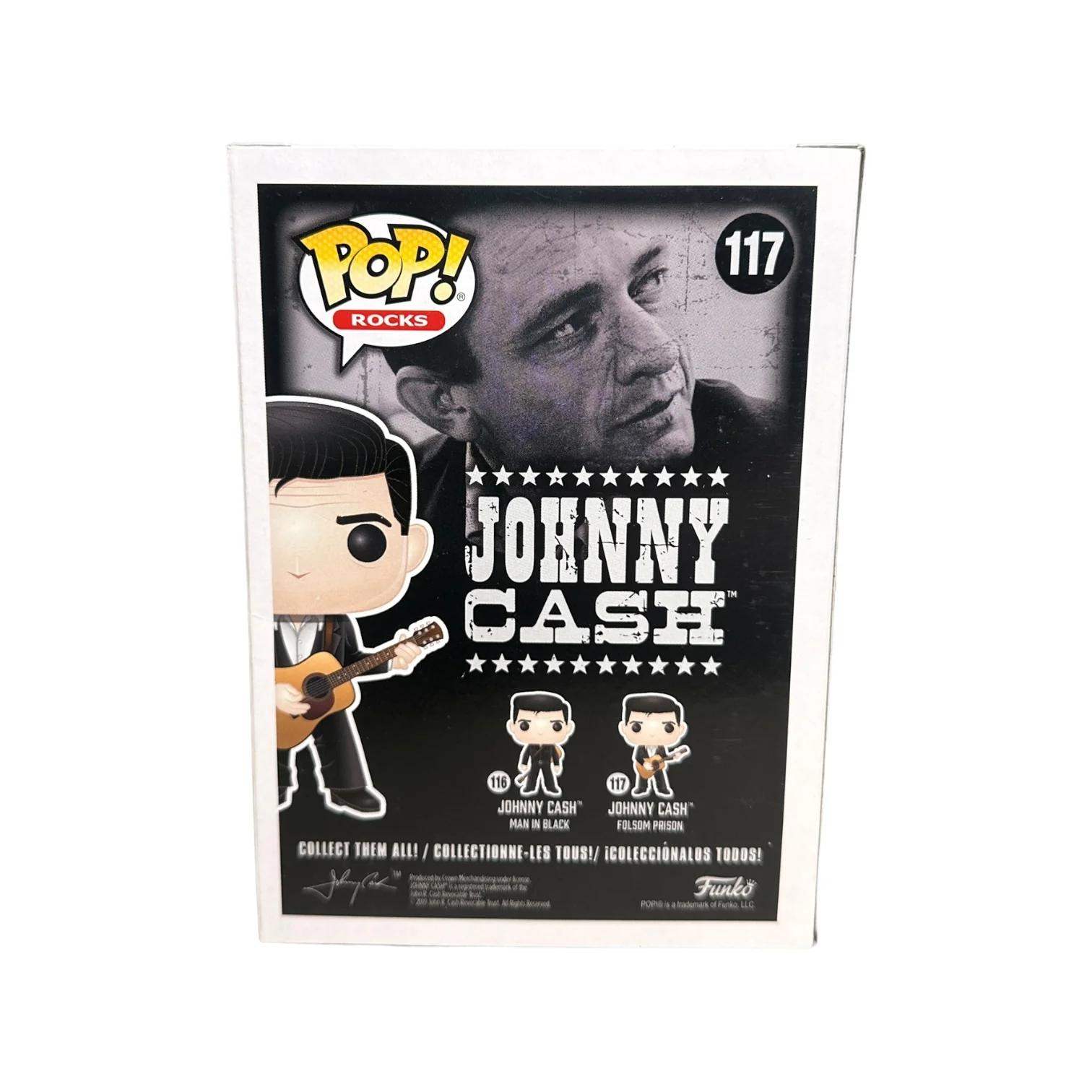 Johnny Cash #117 (Folsom Prison) Funko Pop! - Rocks - 2019 Pop! - Condition 8/10 - Image 3