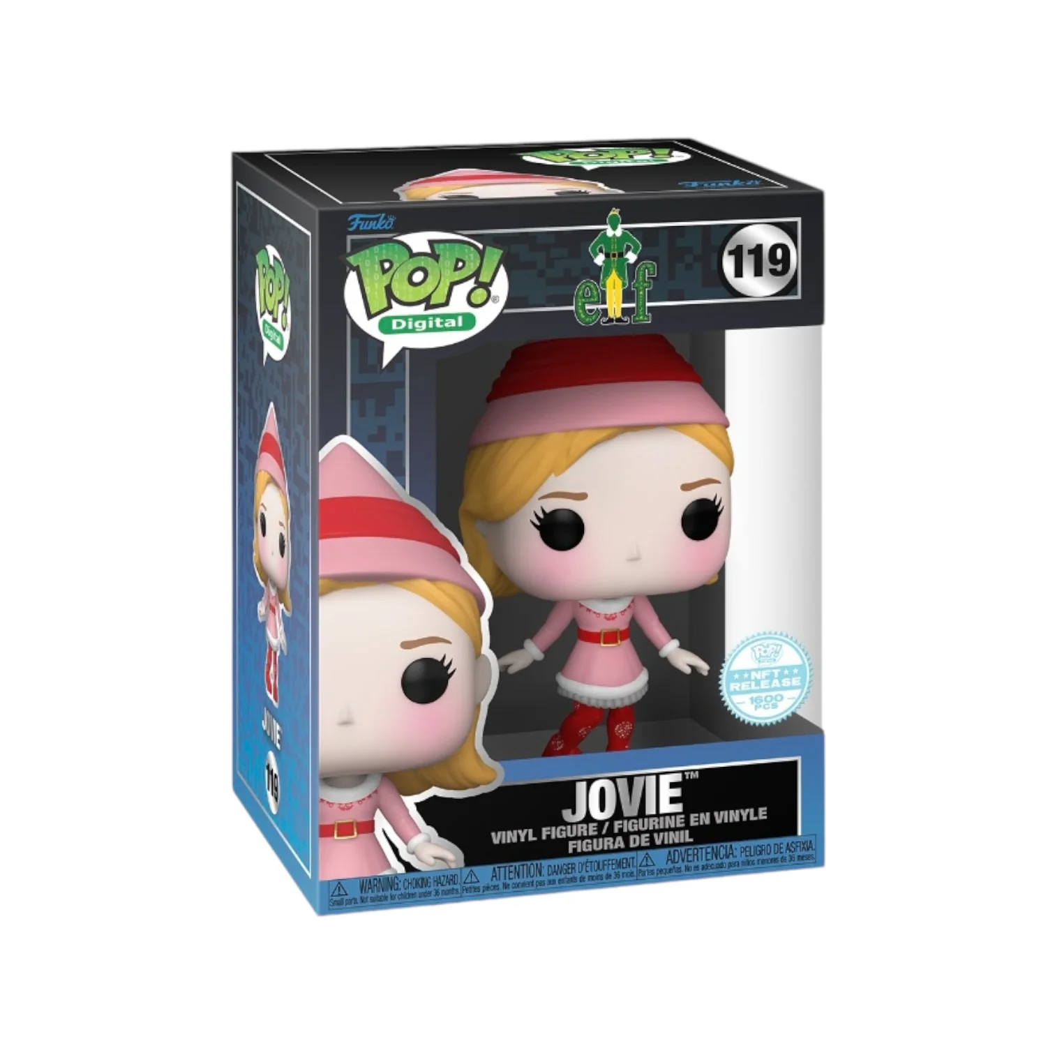 Jovie #119 Funko Pop! - Elf - NFT Release LE1600 Pcs - Condition 8.5/10