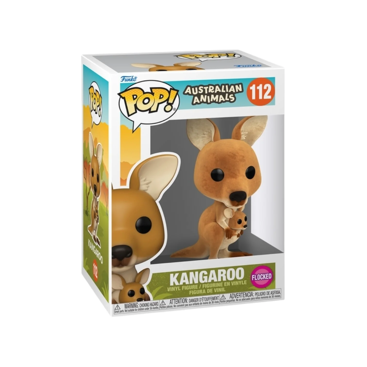 Kangaroo (Flocked) #112 Funko Pop - Australian Animals - PREORDER