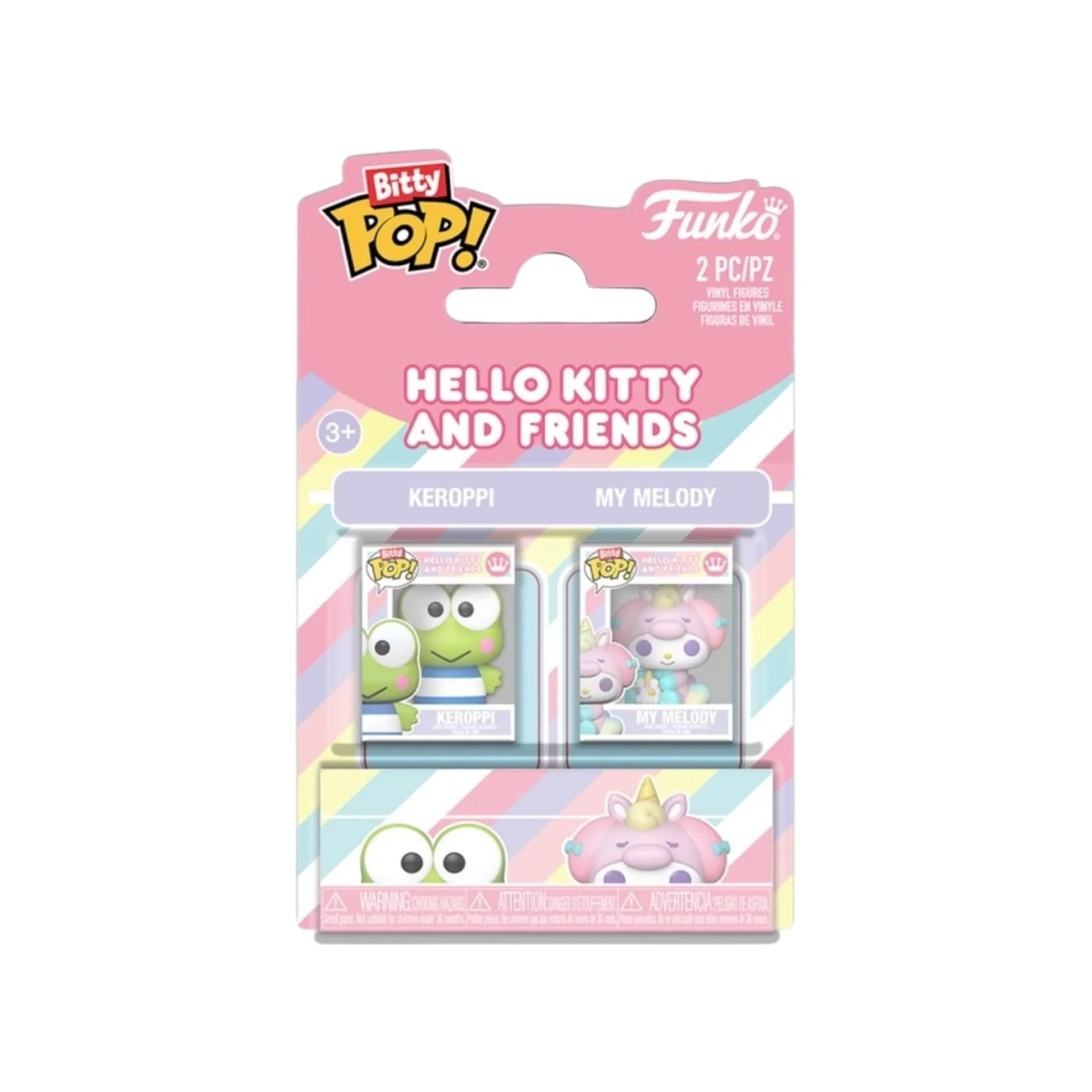 Keroppi and My Melody 2 pack Bitty Pop - Hello Kitty - PREORDER
