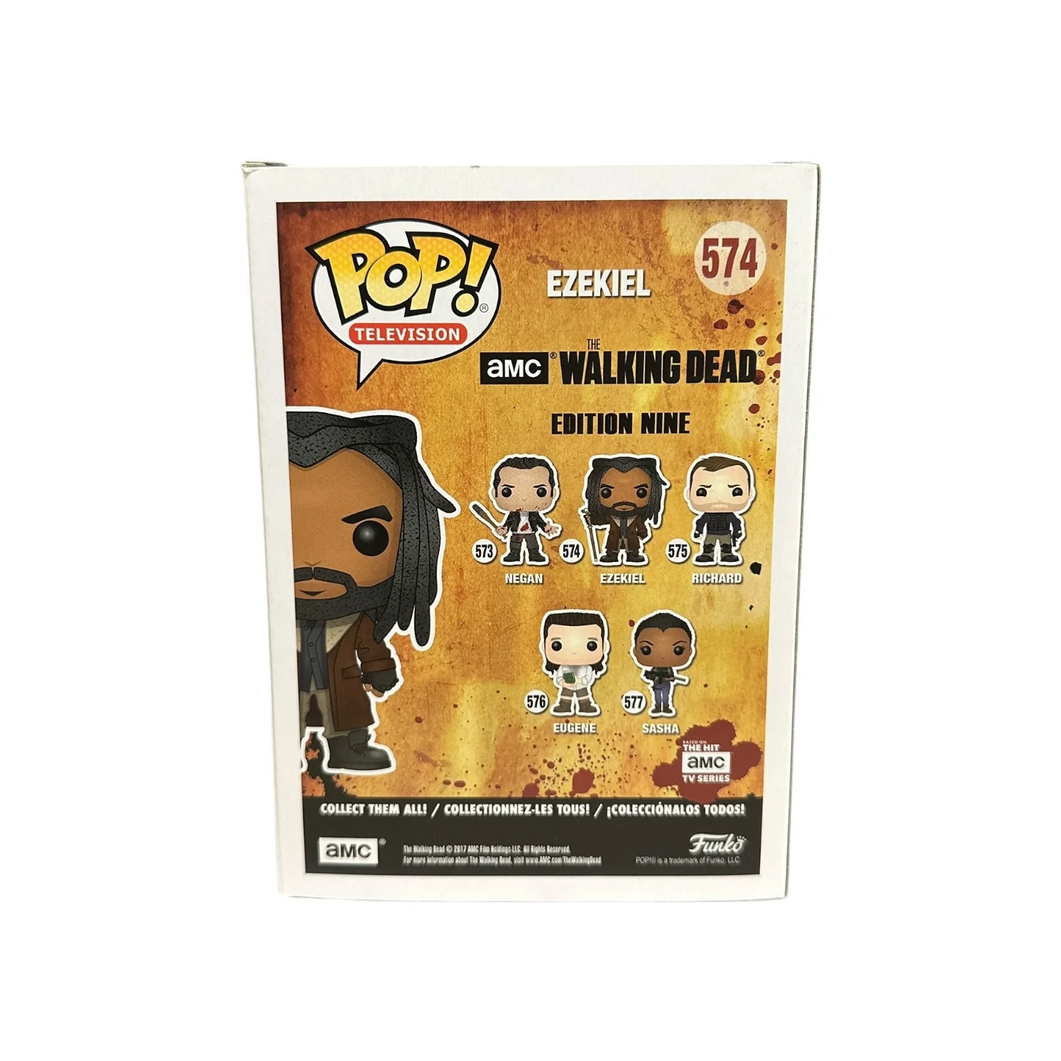 Khary Payton Signed Ezekiel #574 Funko Pop! - The Walking Dead - Condition 9/10 - ACOA Authenticated - Image 3