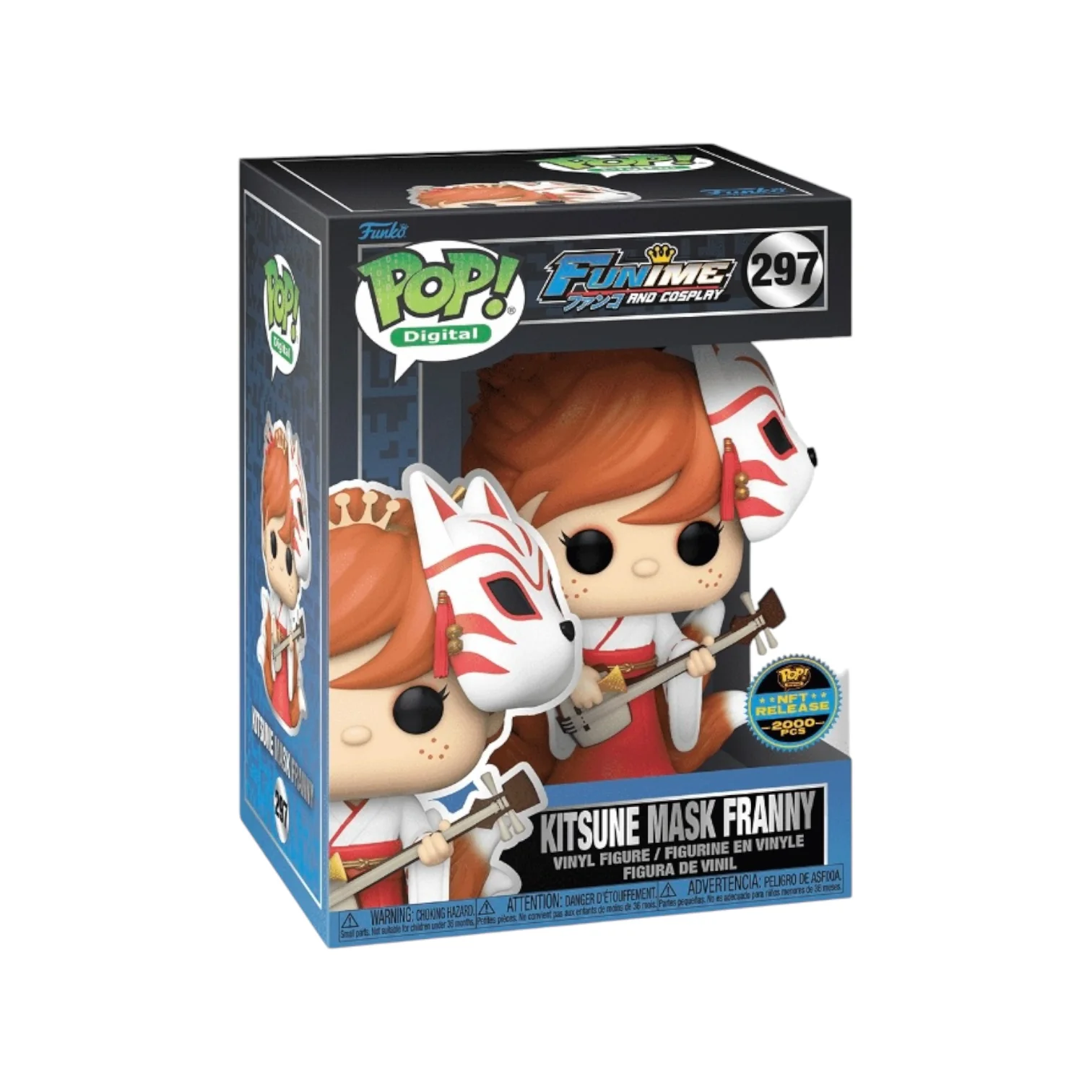 Kitsune Mask Freddy #297 Funko Pop! - Funime and Cosplay - NFT Release Exclusive LE2000 Pcs