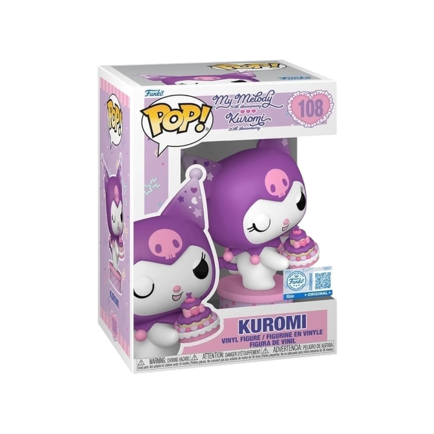 Kuromi with cake #108 Funko Pop - Hello Kitty and Friends