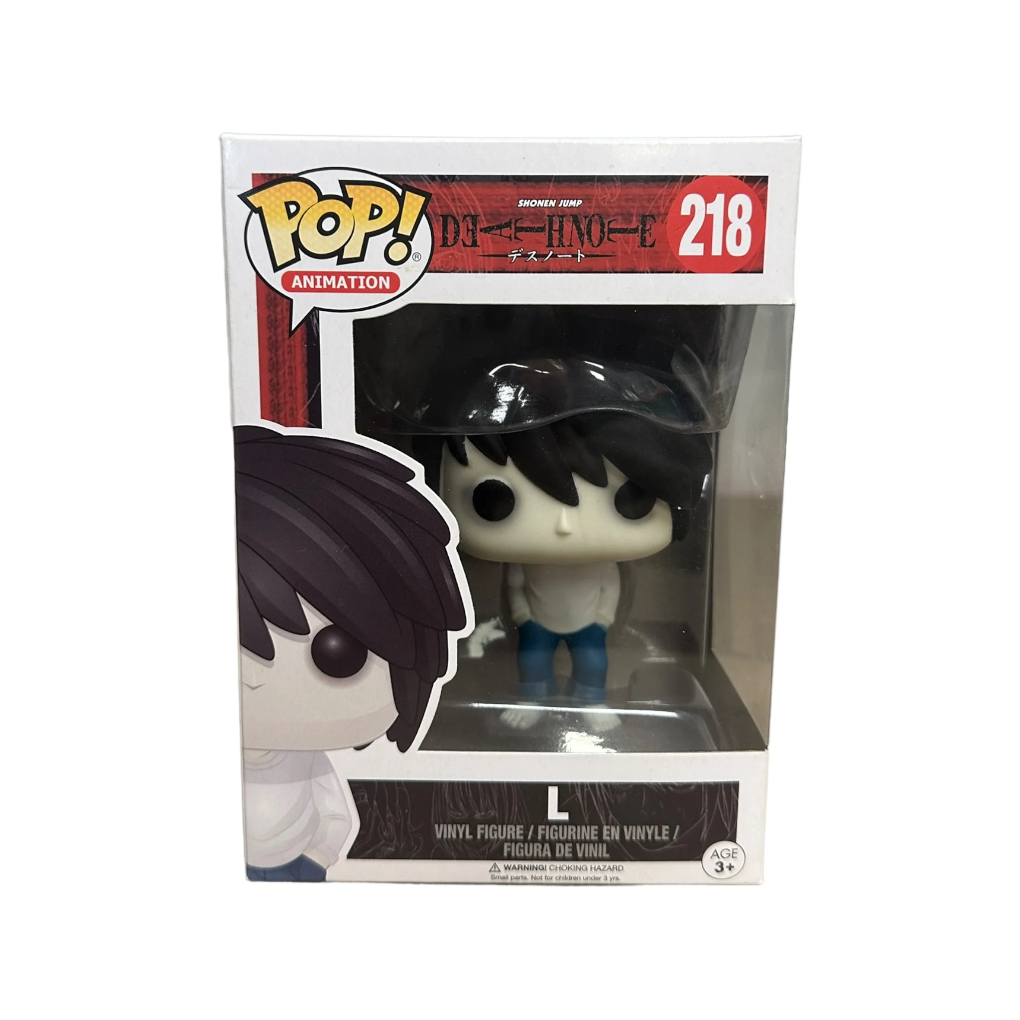 L #218 Funko Pop! - Death Note - 2017 Pop! - Condition 8.5/10