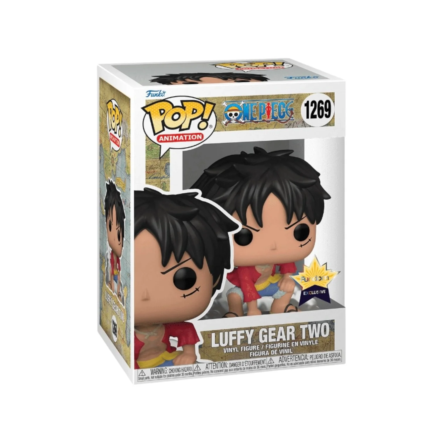 Luffy Gear Two #1269 Funko Pop! - One Piece - Fundom Exclusive