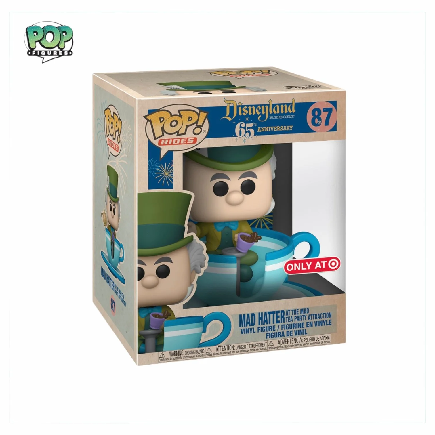 Mad Hatter in Tea Cup #87 Funko Pop! 65th Disneyland Anniversary - Target Exclusive