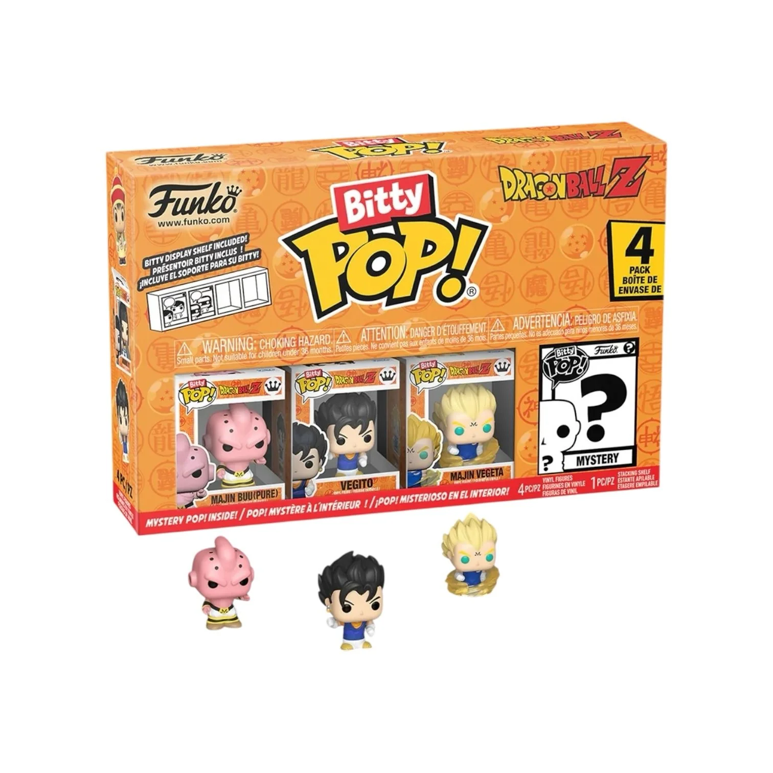 Majin Buu (Pure) Funko 4 Pack Bitty Pop - Dragonball Z - Chance of Chase