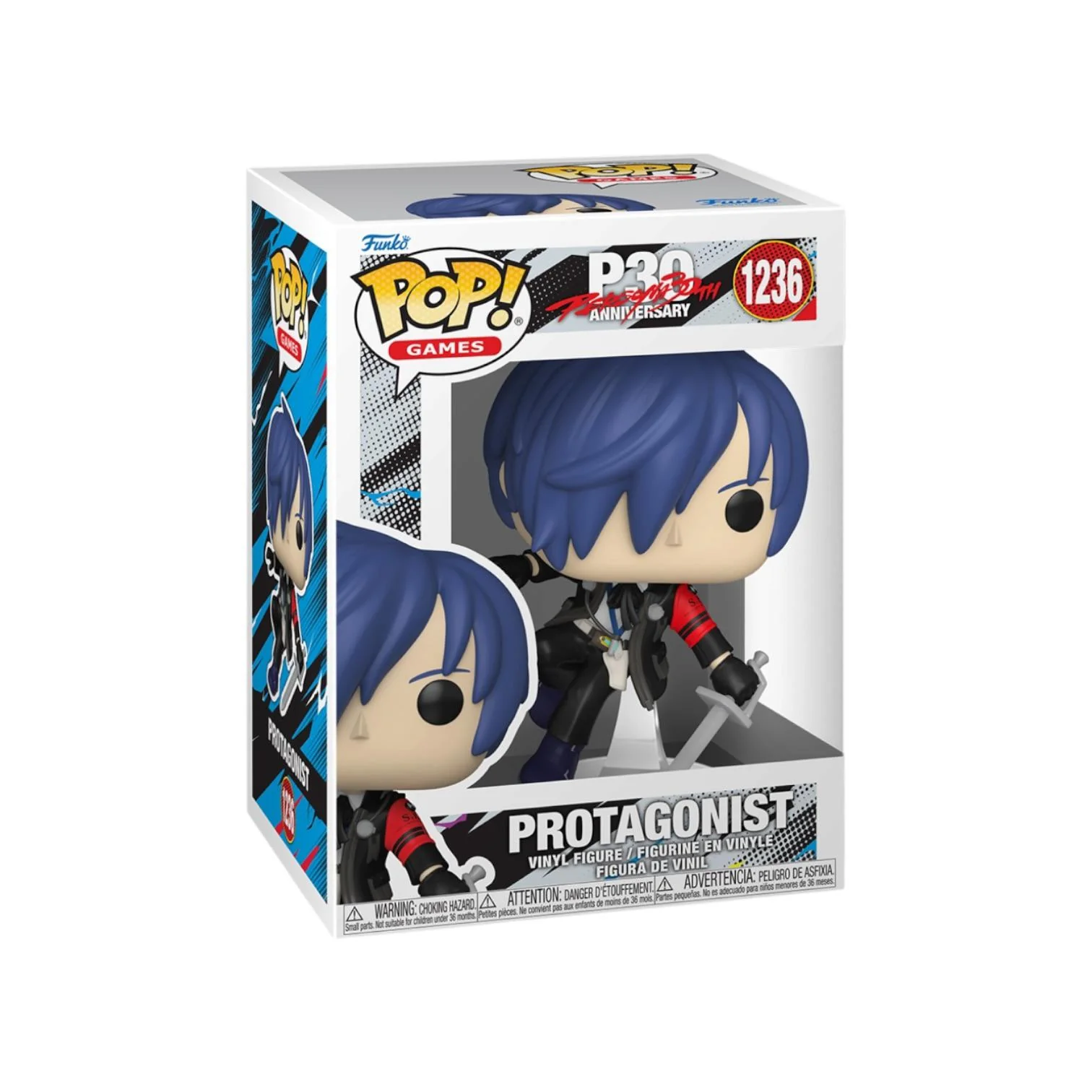 Male Protagonist #1236 Funko Pop - Persona 3 : 30th Anniversary - PREORDER