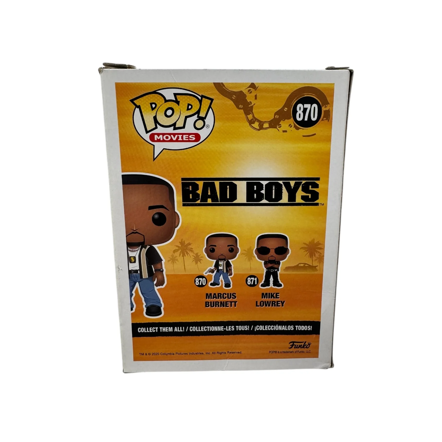 Marcus Burnett #870 Funko Pop! - Bad Boys - Condition 7.5/10 - Image 3