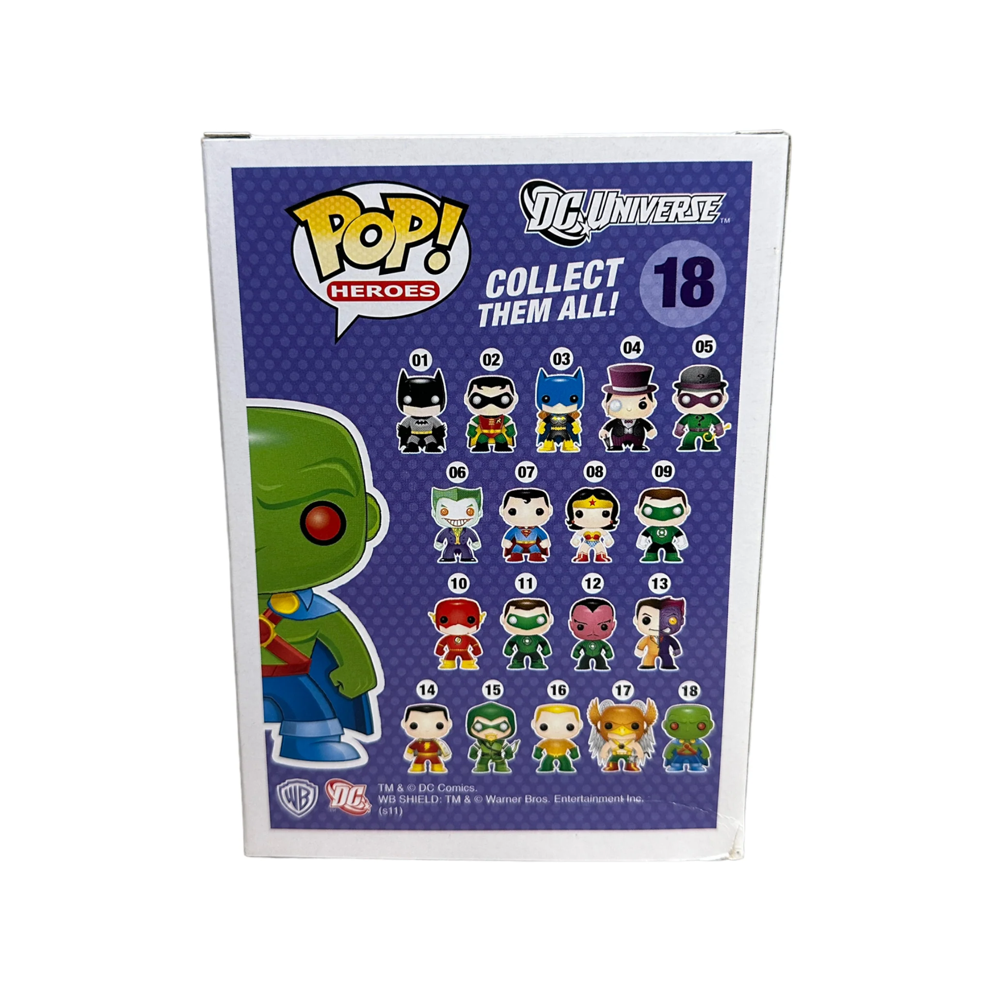 Martian Manhunter #18 (Metallic) Funko Pop! - DC Universe - SDCC 2011 Exclusive LE480 Pcs - Condition 7/10 - Image 3