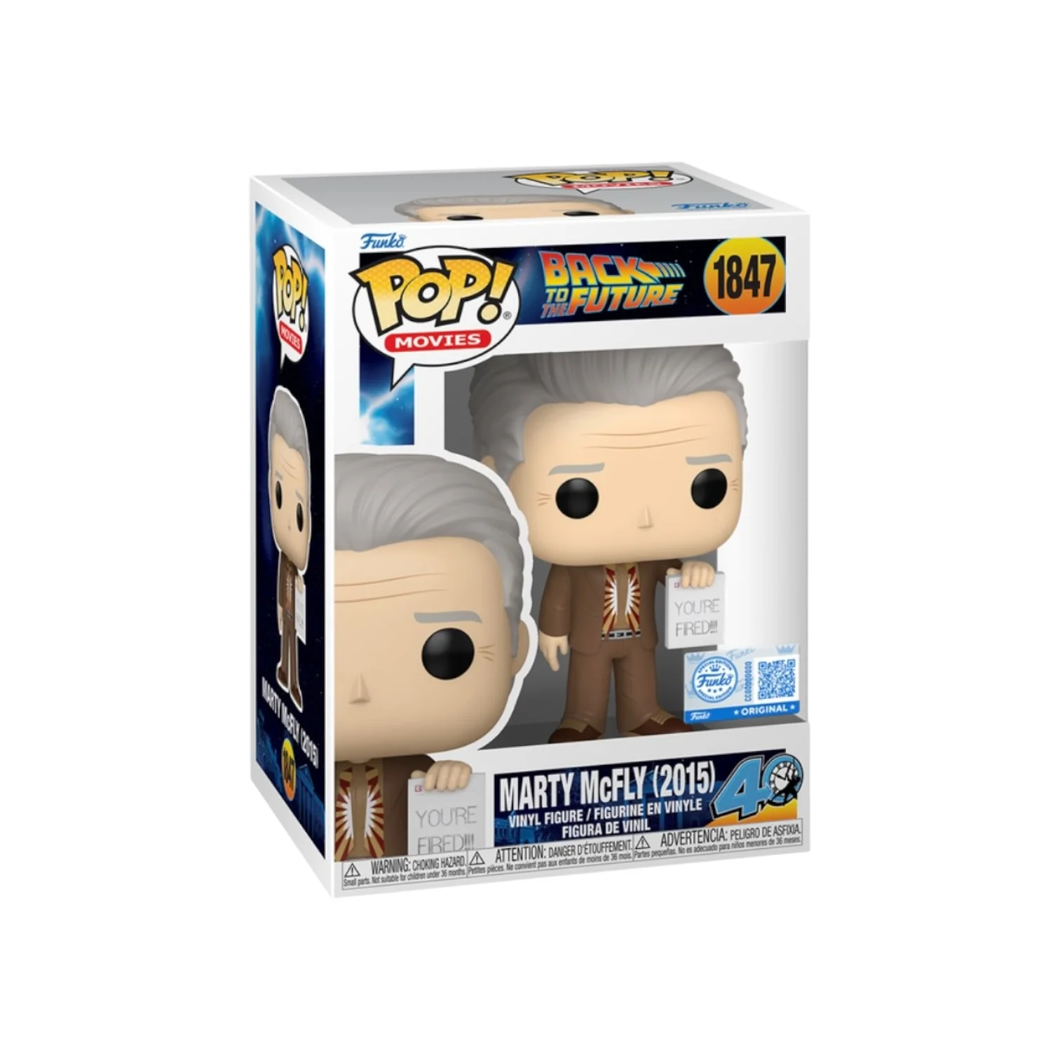Marty McFly (2015) #1847 Funko Pop! - Back to the Future - Funko Exclusive