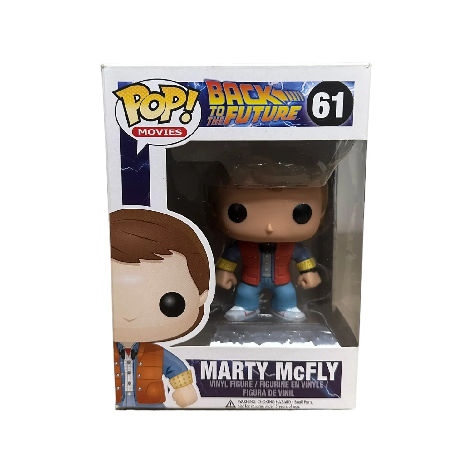 Marty McFly #61 (Error) Funko Pop! - Back To The Future - 2013 Pop! - Condition 7.5/10