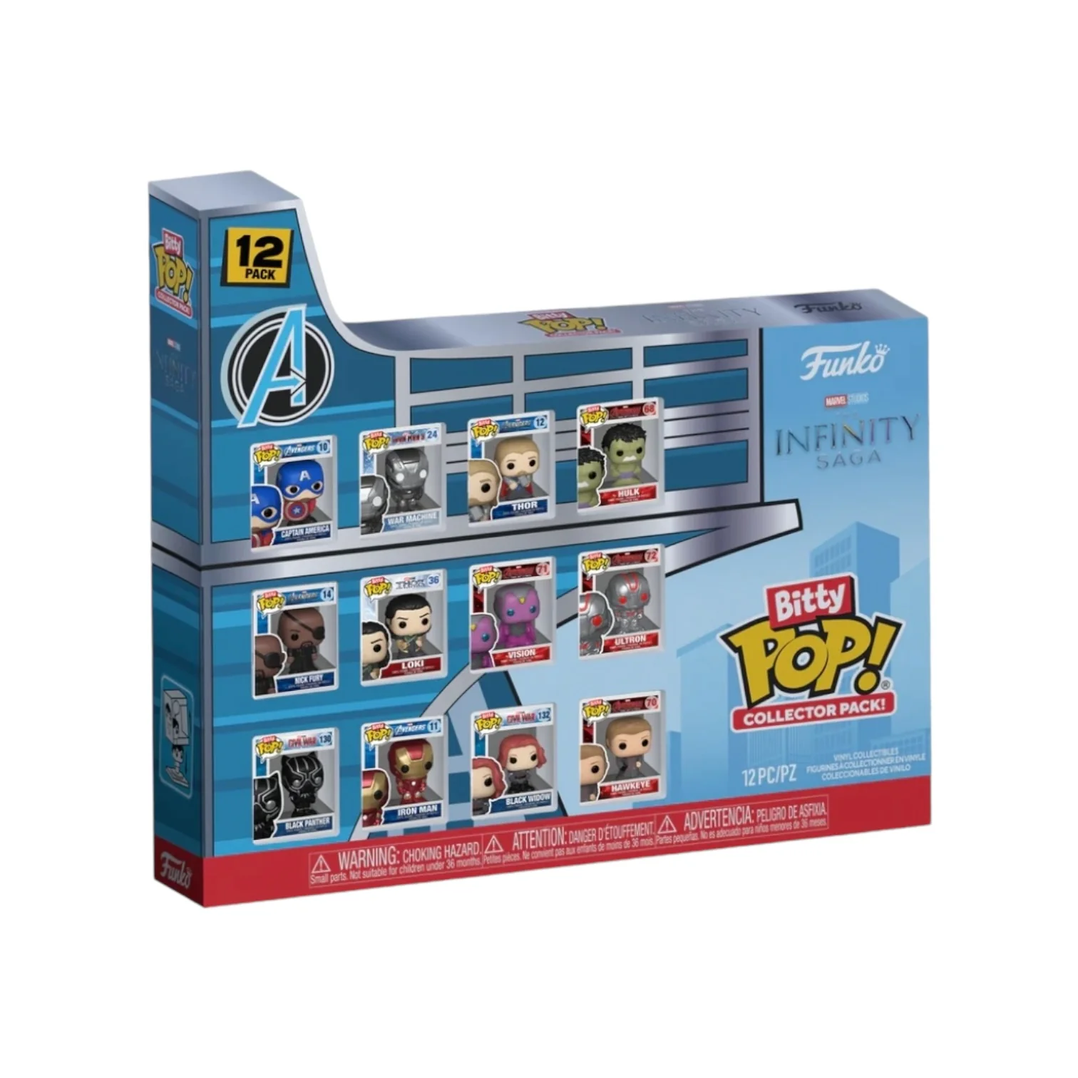 Marvel 12-Pack Multipack Funko Bitty Pop - Marvel