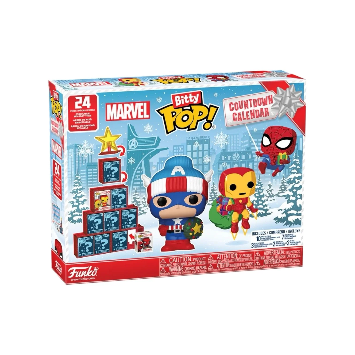 Marvel Comic Bitty Pop Funko Advent Countdown Calendar