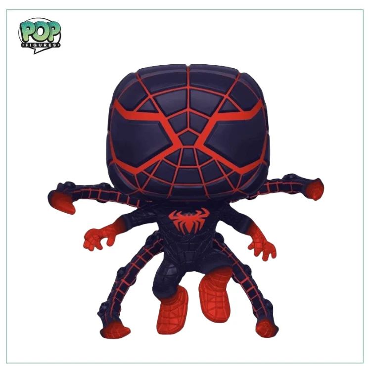Miles Morales (Programmable Matter Suit) Glow in the Dark #840 Funko Pop! Marvel Spider-Man, GameStop Exclusive - Image 2