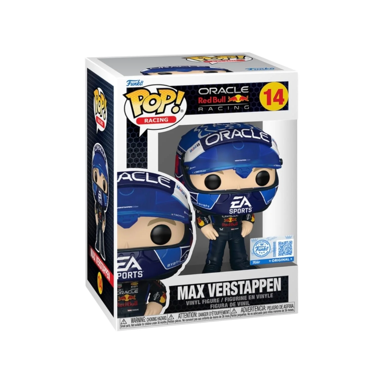 Max Verstappen #14 (USA Helmet) Funko Pop! - Oracle Red Bull Racing - Funko Exclusive