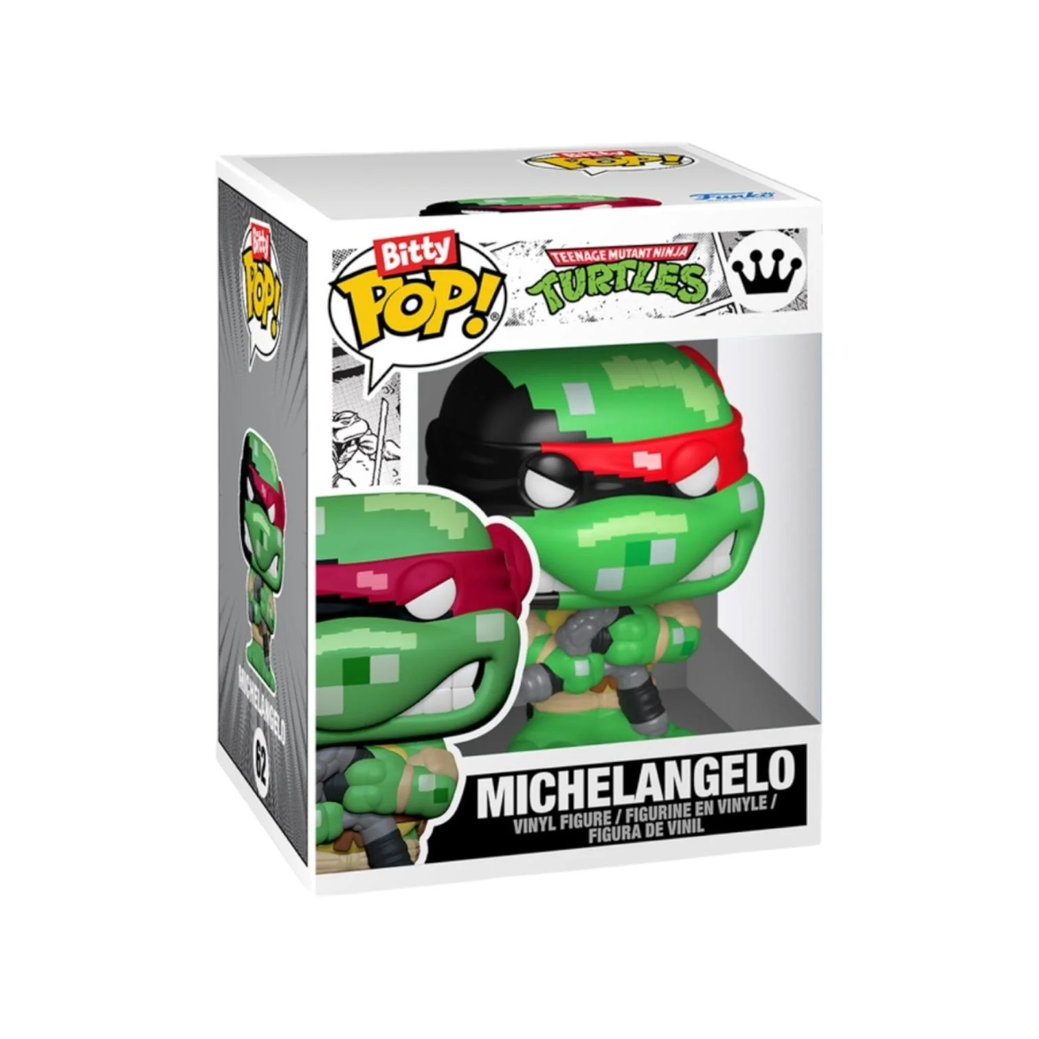 Michelangelo 8-bit Bitty Arcade Cabinet Funko Pop - Teenage Mutant Ninja Turtles - PREORDER - Image 4