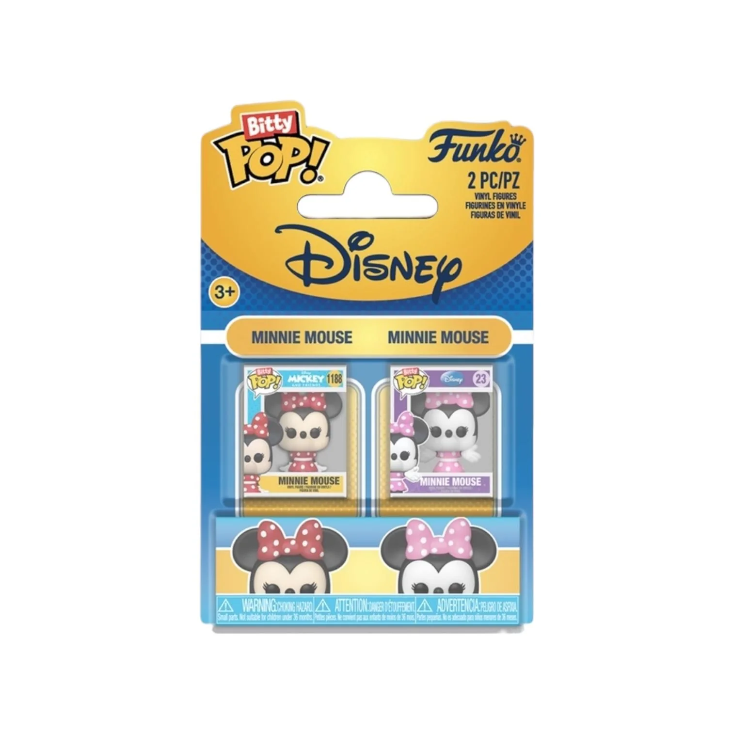 Minnie Mouse 2 pack Bitty Pop - Disney - PREORDER