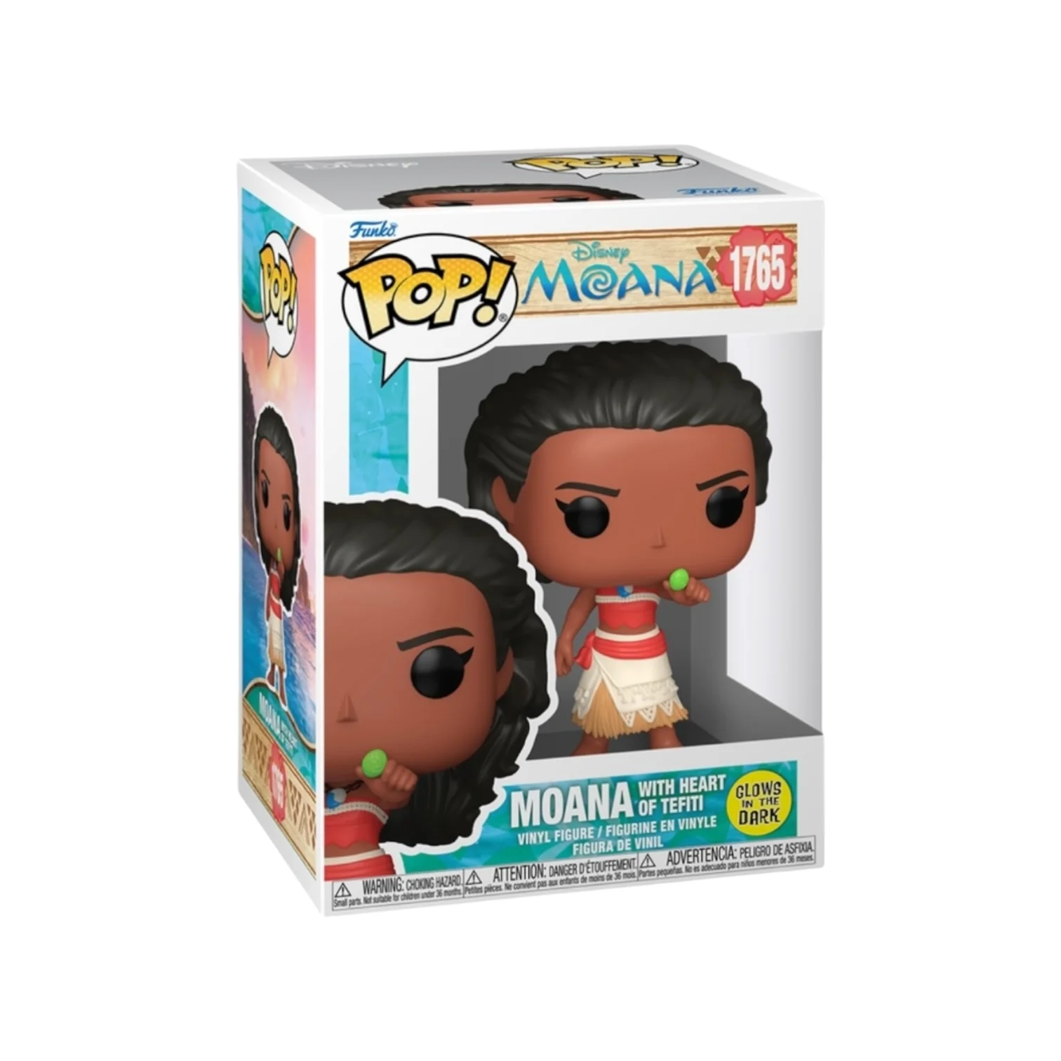 Moana with heart of Tefiti (glows in the dark) #1765 Funko Pop - Moana - PREORDER