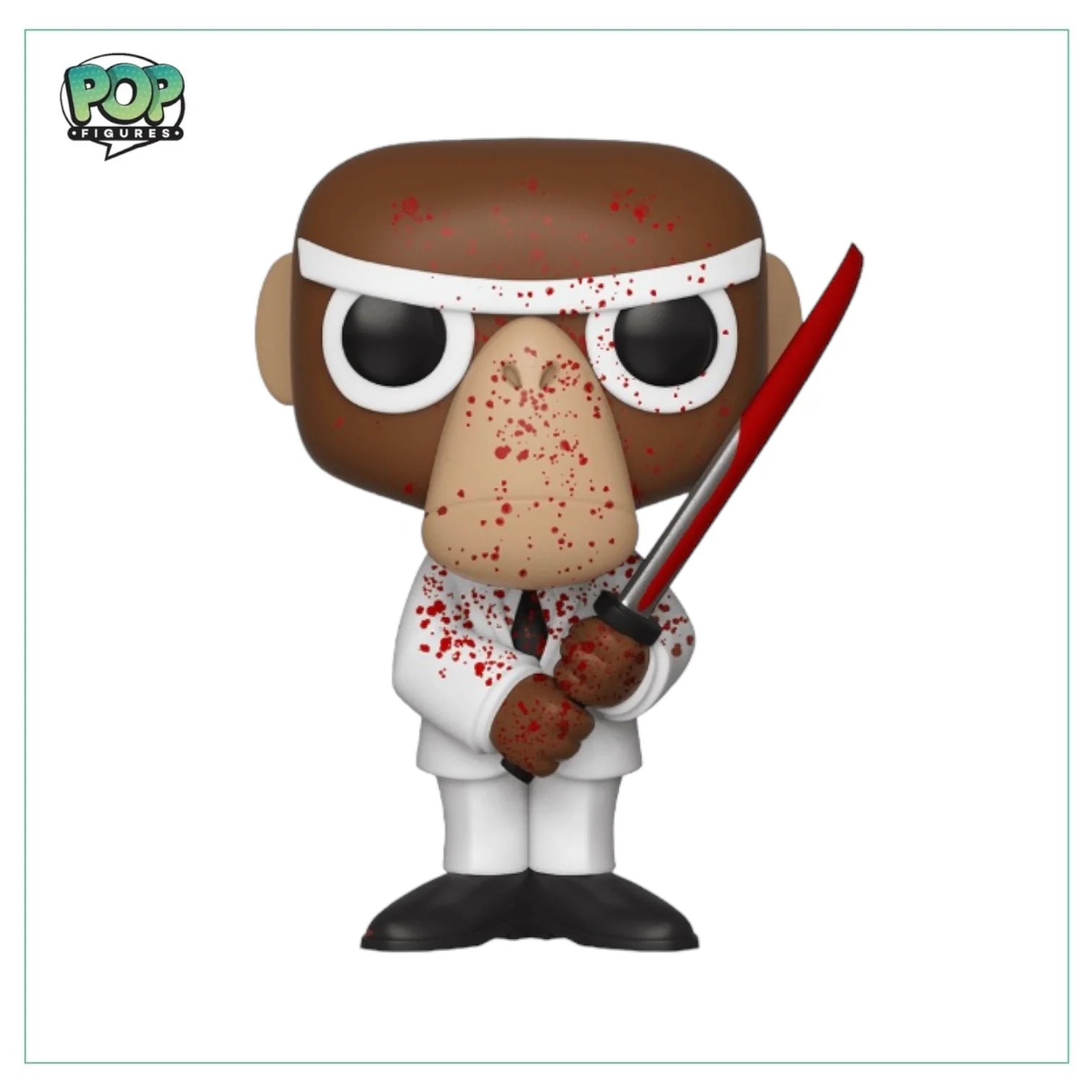 Monkey Assassin #19 (White Bloody) Funko Pop! - Fantasik Plastik - Popcultcha Exclusive - Image 2