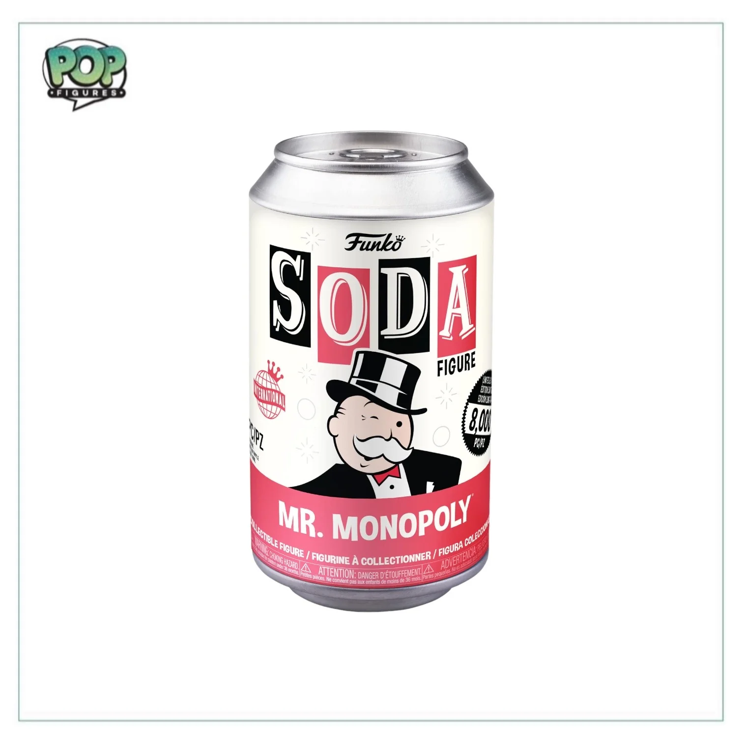 Mr. Monopoly Funko Soda Vinyl Figure! - Retro Toys - International LE8000 Pcs - Chance of Chase