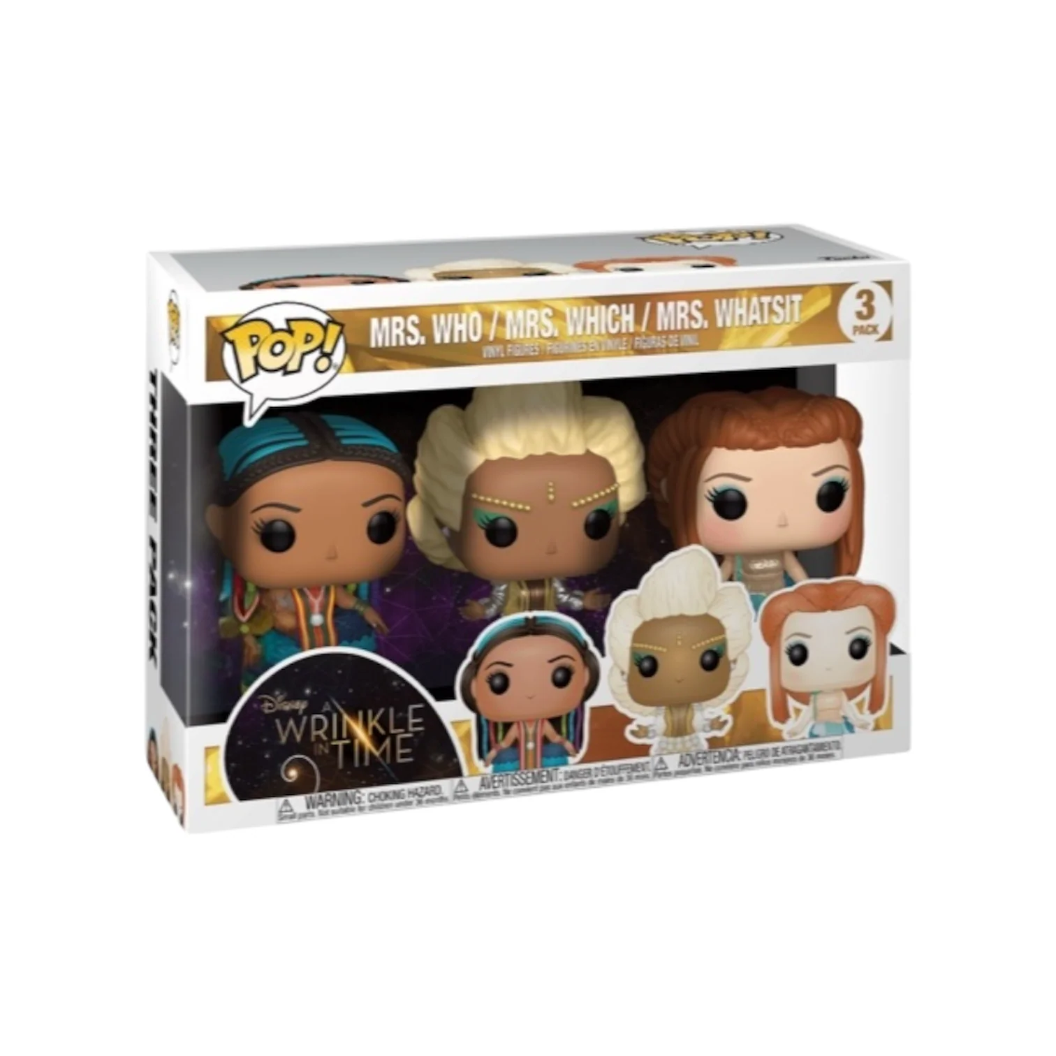 Mrs. Who/ Mrs. Which/ Mrs. Whatsit Funko 3 Pack! Pop - A Wrinkle In Time