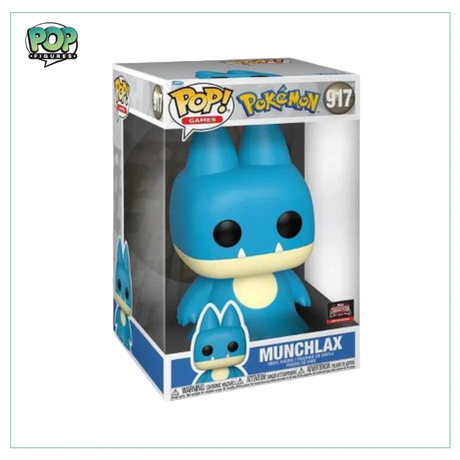 Munchlax #917 10" Funko Pop! - Pokémon - 2023 Target Con Exclusive