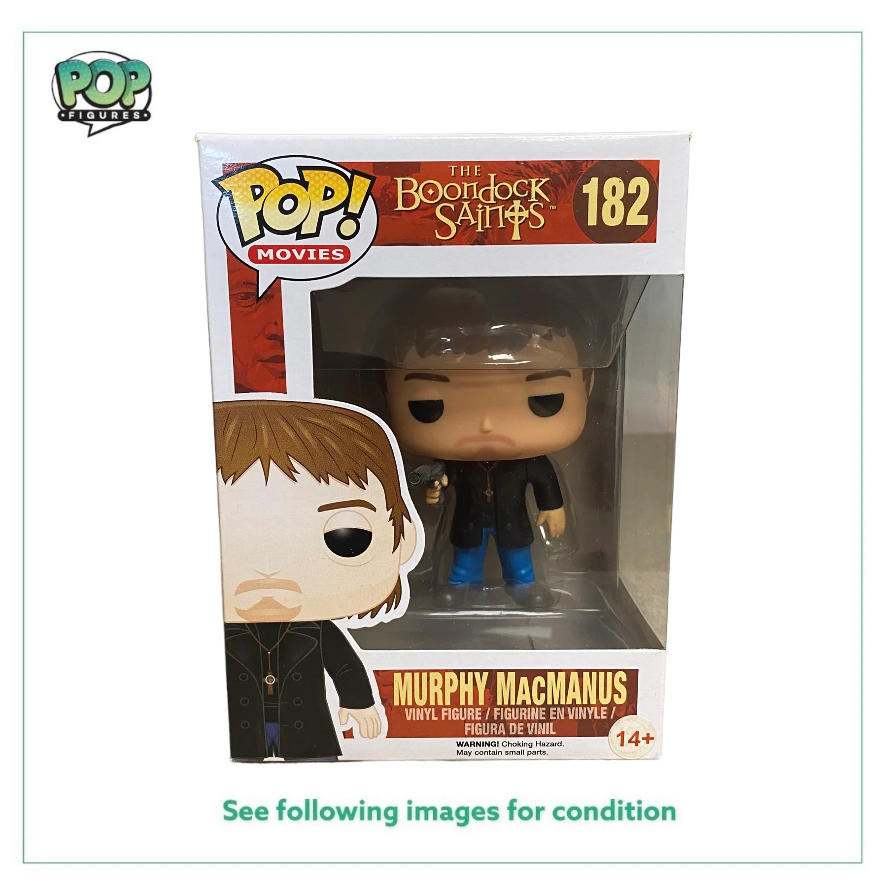 Murphy MacManus #182 Funko Pop! - The Boondock Saints - 2015 Pop! - Condition 8.75/10