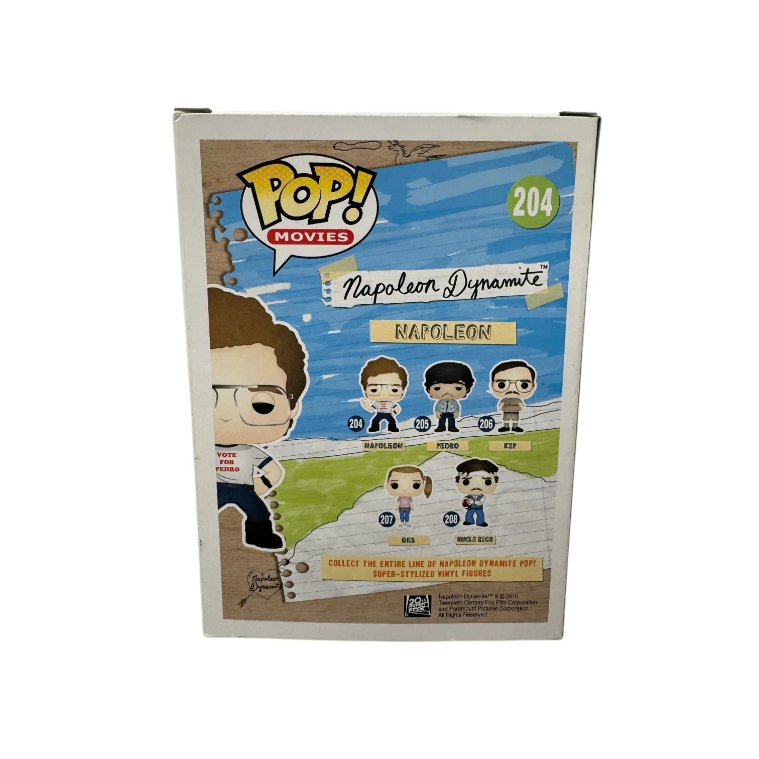 Napoleon #204 Funko Pop! - Napoleon Dynamite - Condition 7/10 - Image 3