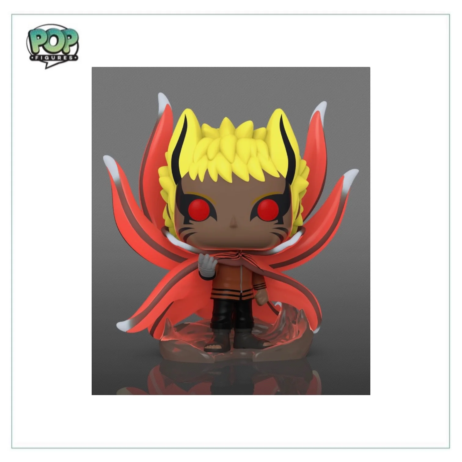Naruto (Baryon Mode) #1361 (Glows in the Dark) Funko Pop! - Boruto Naruto Next Generations - AAA Anime Exclusive - Image 2